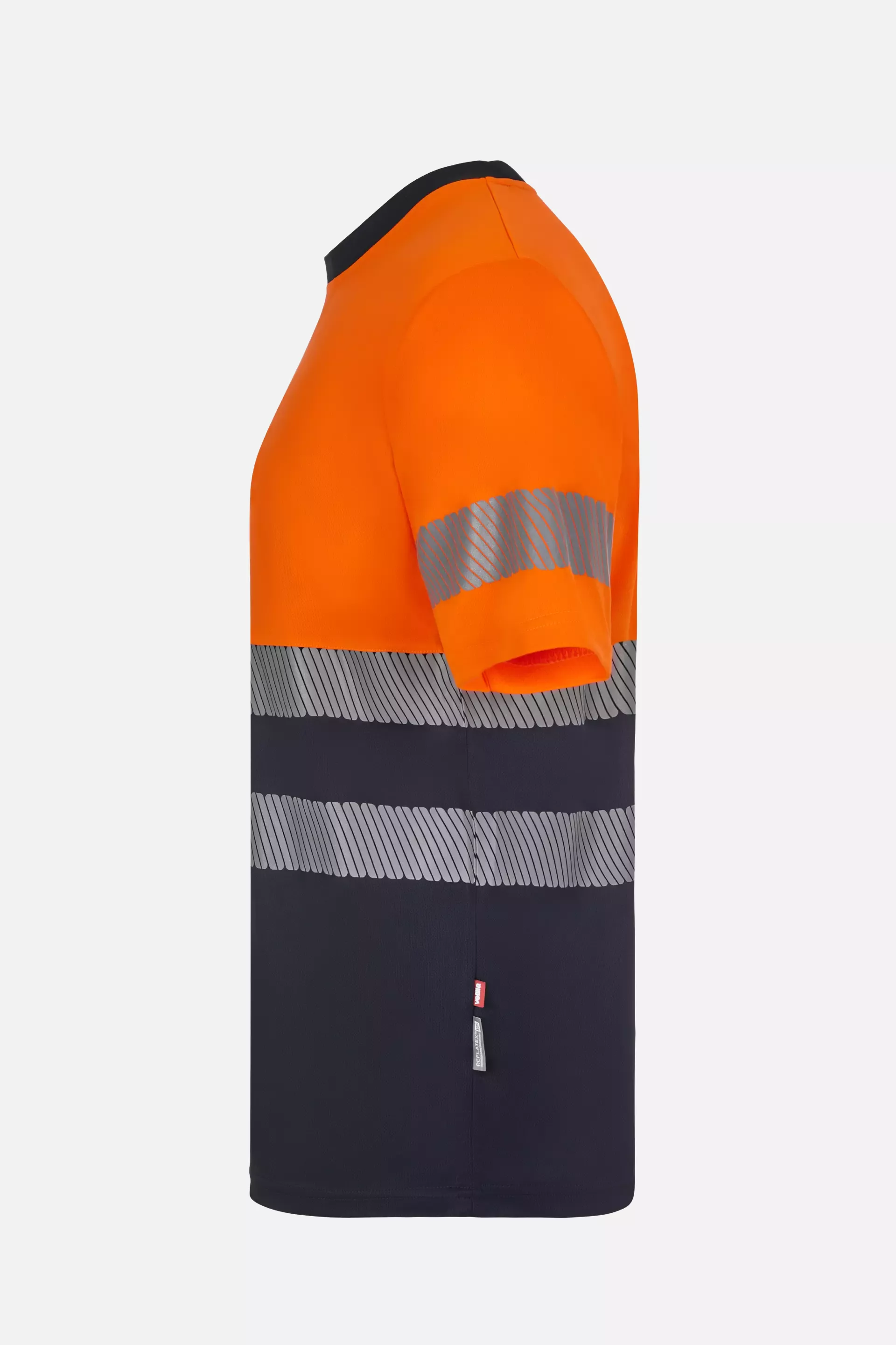 Velilla 305633-61-19, Warnschutz T-Shirt, Marineblau/Warnschutz-Orange, image 3