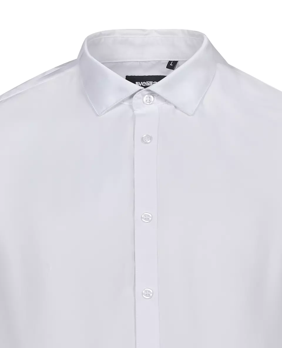 Velilla 405009-07, Long Sleeved Work Shirt, White, image 2, gallery thumbnail