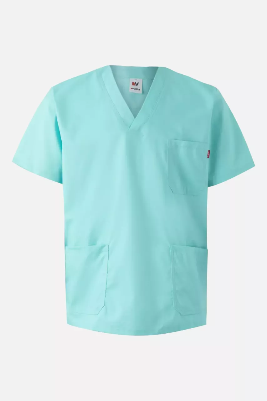 Velilla 535206S-28, Work Tunic, Light Turquoise, image 1, gallery thumbnail