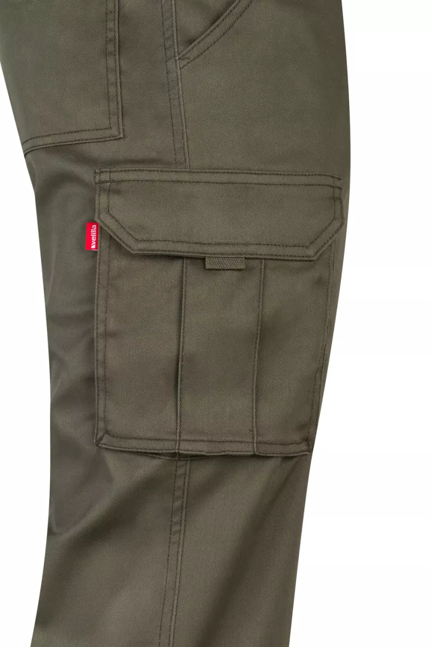 Velilla 103002S-03, Work Trousers, Khaki Green, image 3, gallery thumbnail