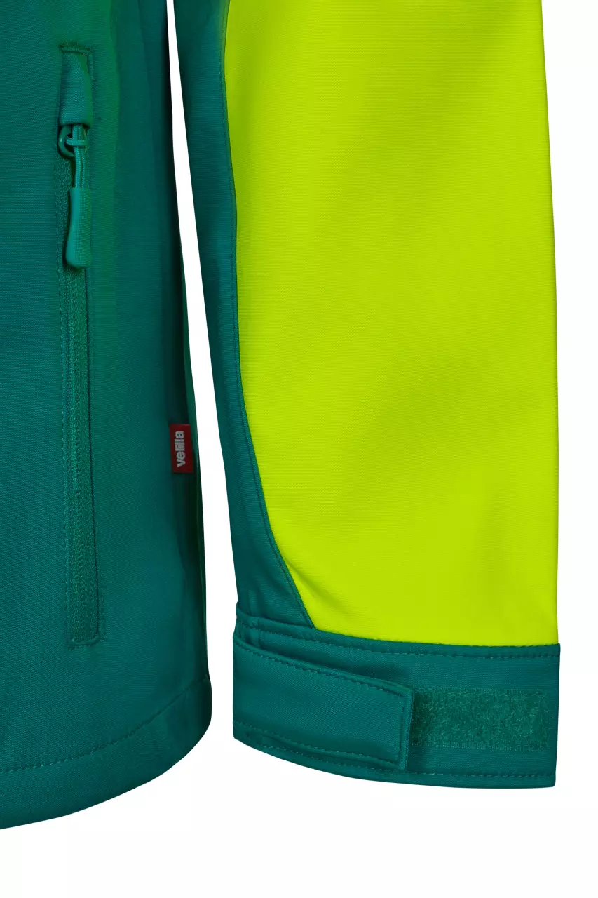 Velilla 306006-02-20, High-Vis Jacket, Green/Hi-Vis Yellow, image 6, gallery thumbnail