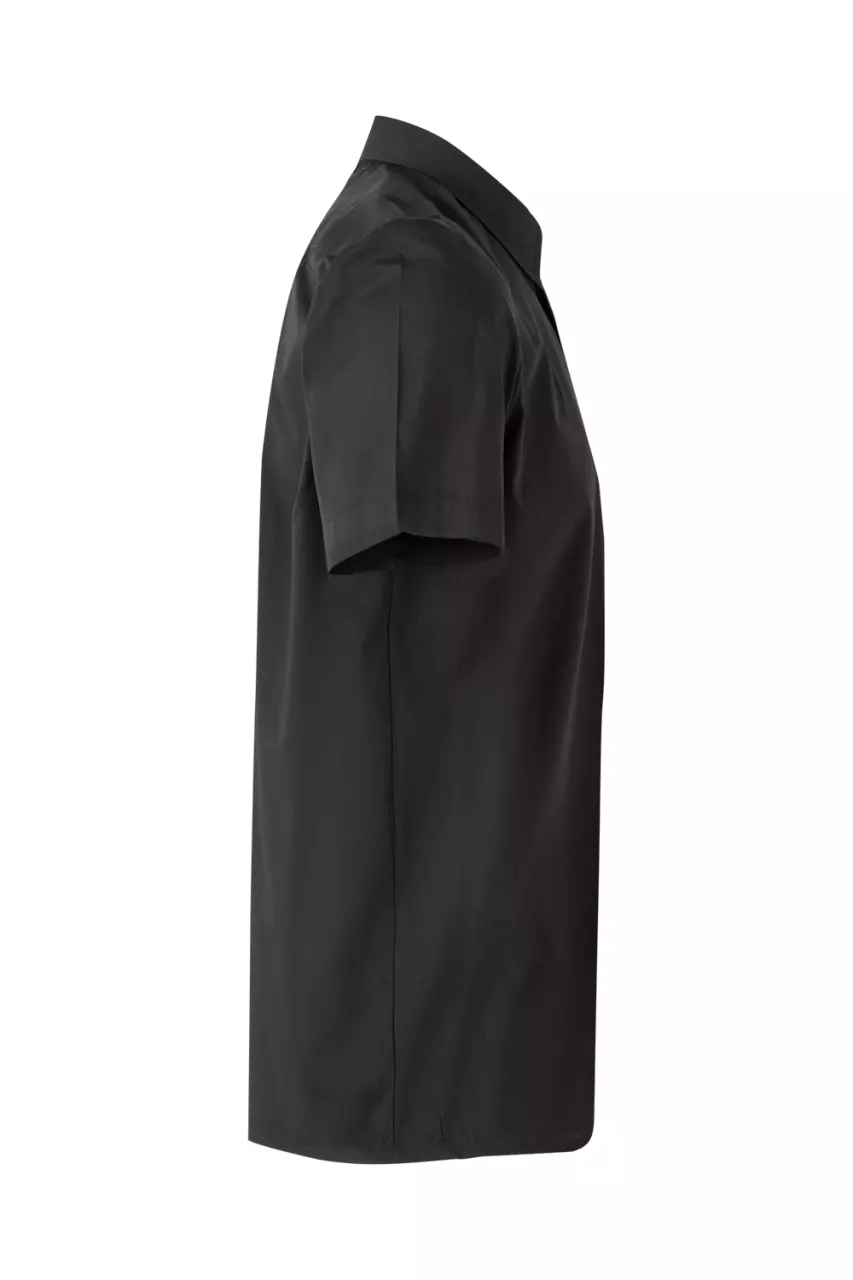 Velilla 531-00, Kurzarm-Arbeitshemd, Schwarz, image 3, gallery thumbnail