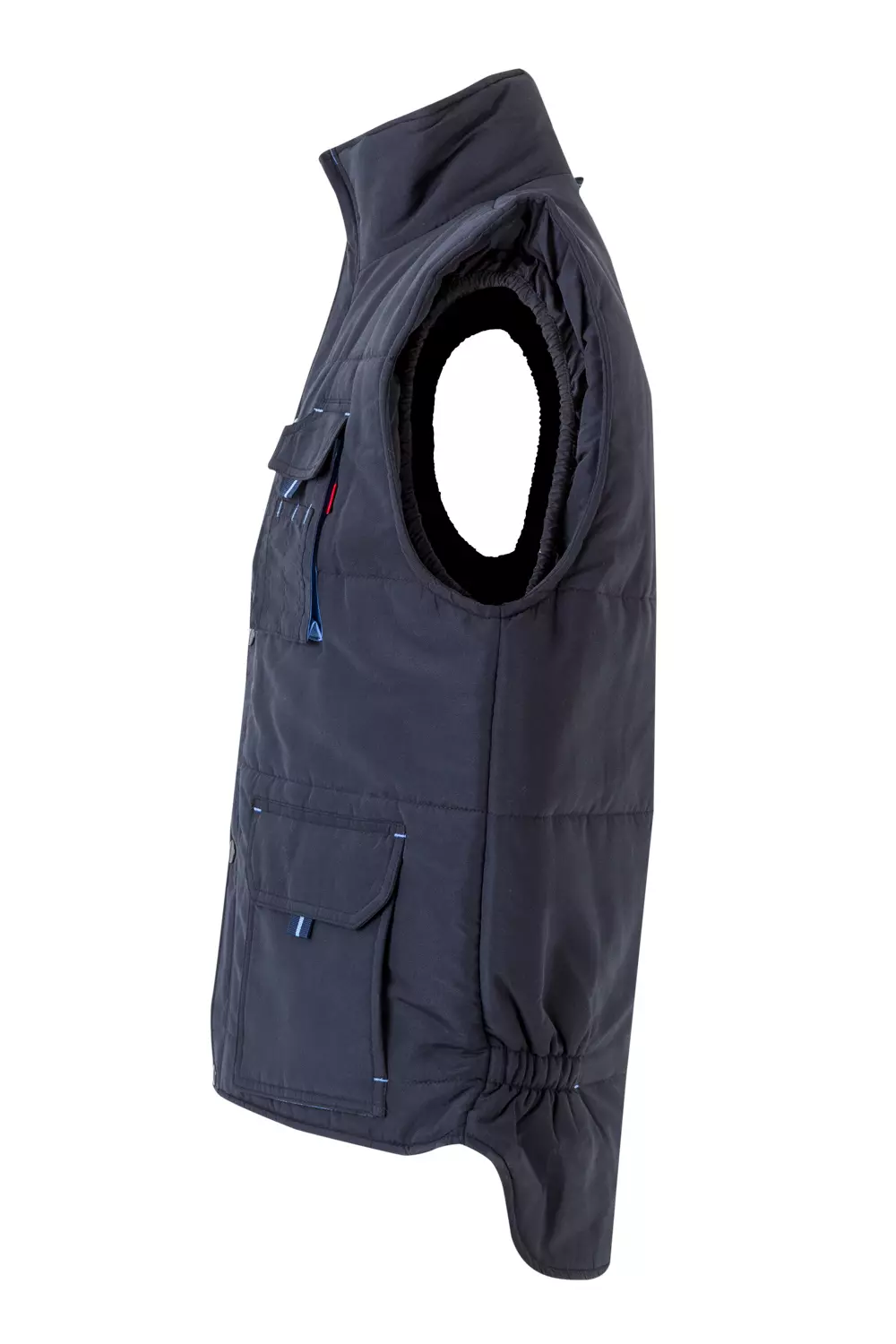 Velilla 205902-61-05, Padded Work Vest, Navy Blue/Sky Blue, image 6