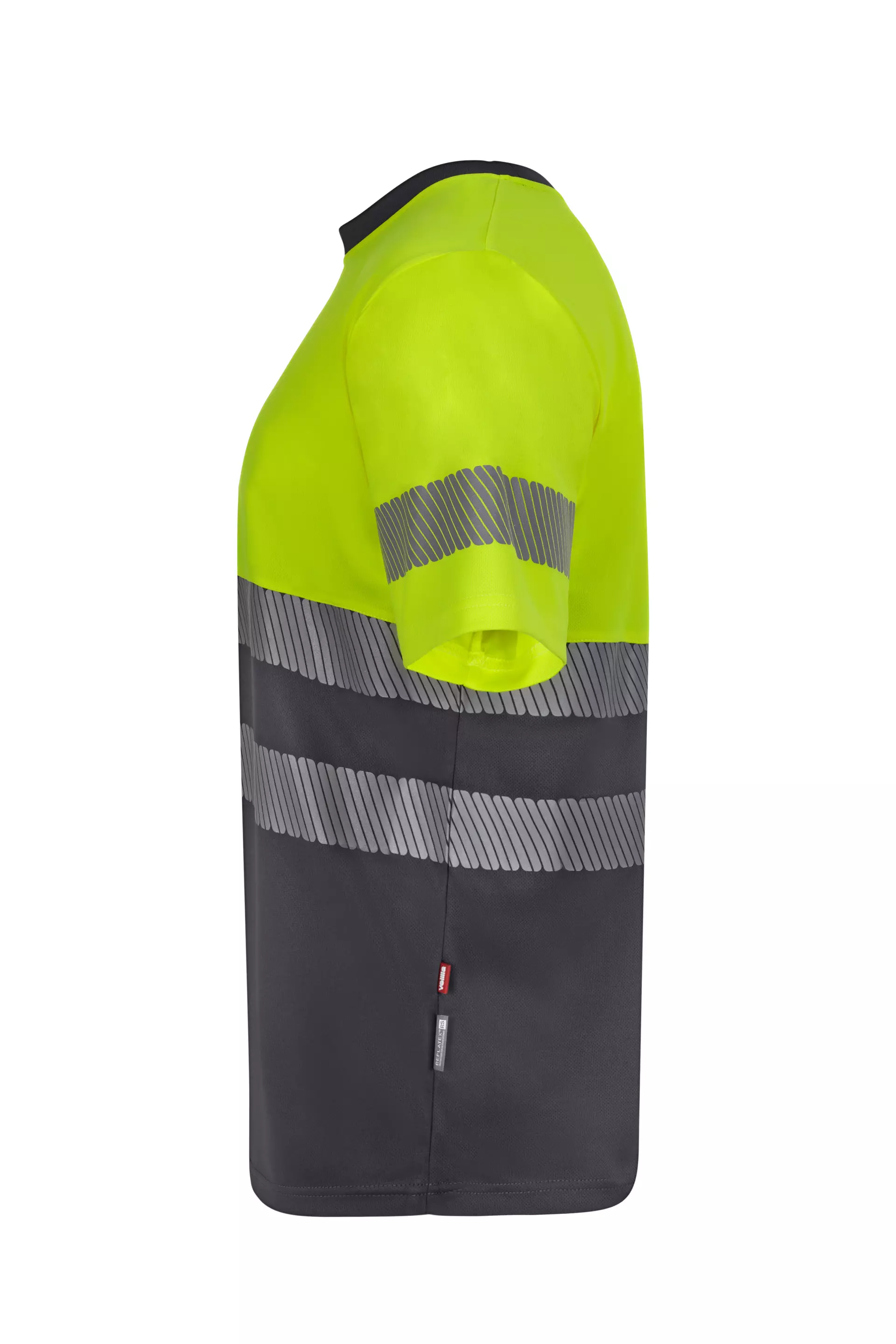 Velilla 305633-08-20, High-Vis T-Shirt, Grey/Hi-Vis Yellow, image 4