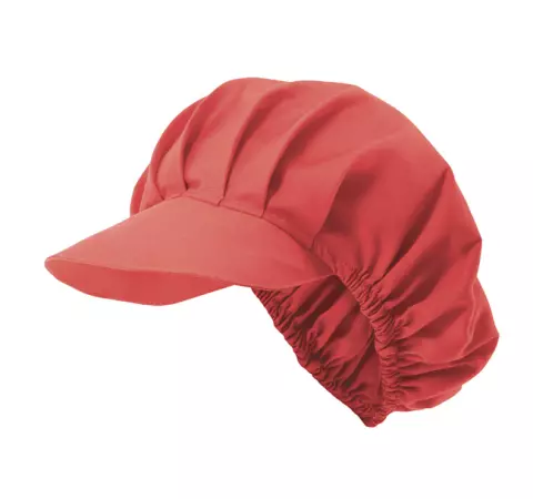 Velilla Chef Cap, Coral Red