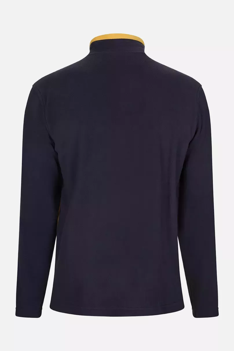 Velilla 201504-61-17, Fleece Jacket, Navy Blue/Yellow, image 3