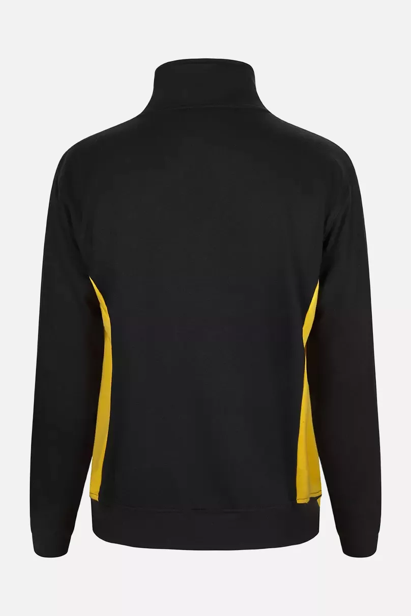 Velilla 105704-00-17, Arbeits-Sweatshirt, Schwarz/Gelb, image 2