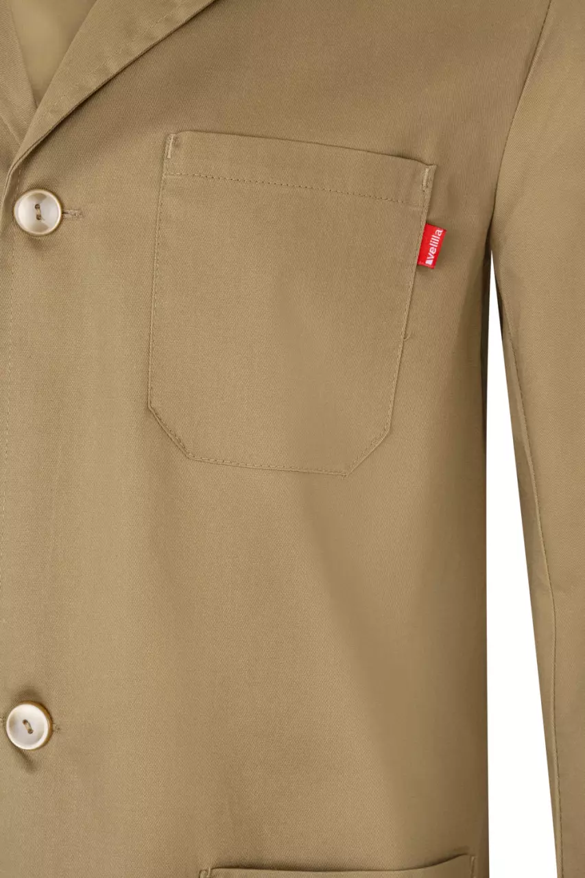 Velilla 700-06, Work Coat, Khaki, image 2, gallery thumbnail