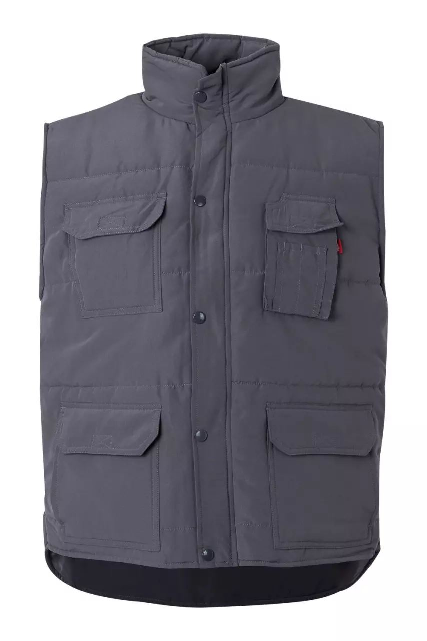 Velilla 108-08, Work Vest, Grey, image 1, gallery thumbnail