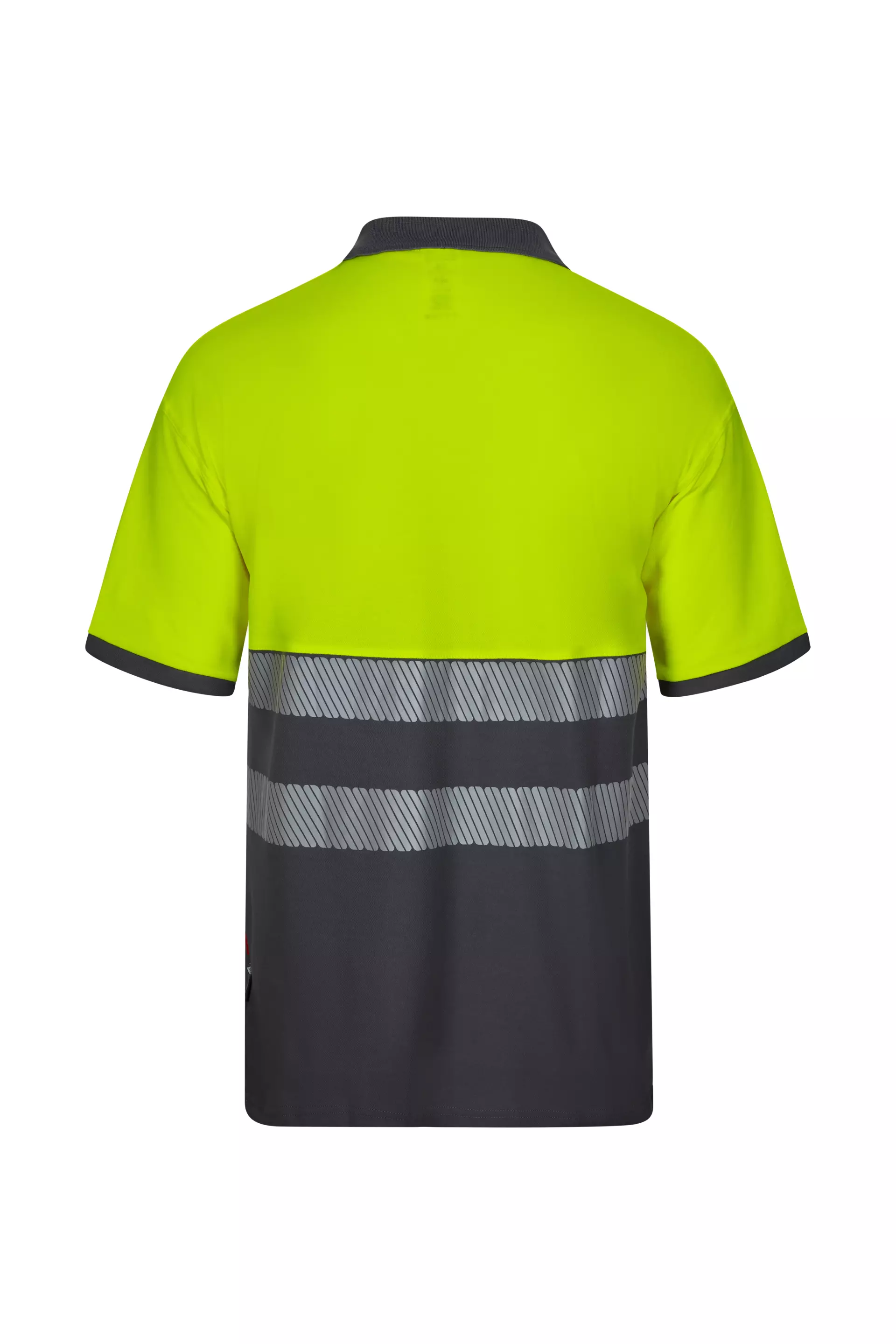 Velilla 305523-08-20, Warnschutz-Poloshirt Kurzarm, Grau/Warngelb, image 1