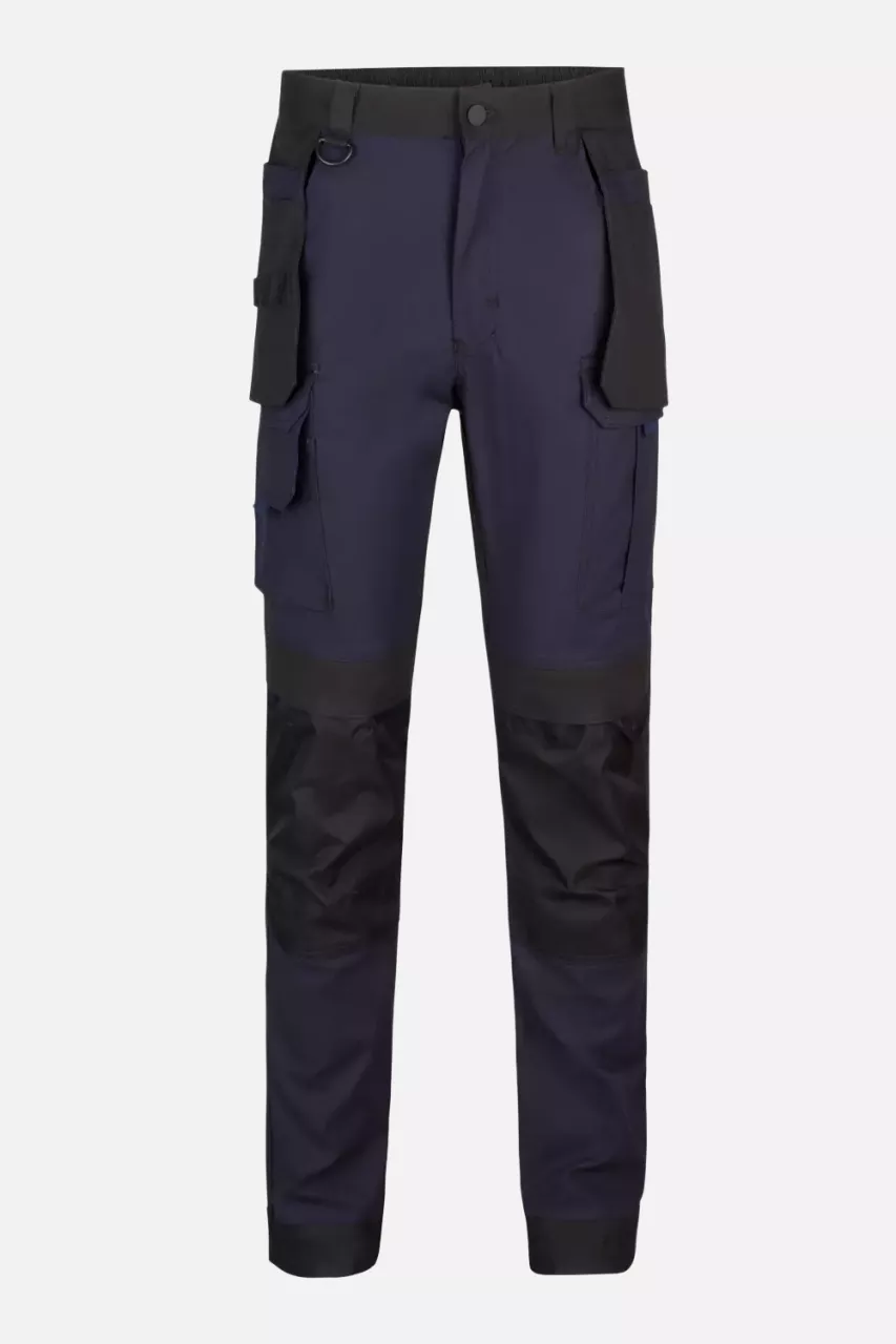 Velilla 103019S-61-00, Work Trousers, Navy Blue/Black, image 1, gallery thumbnail