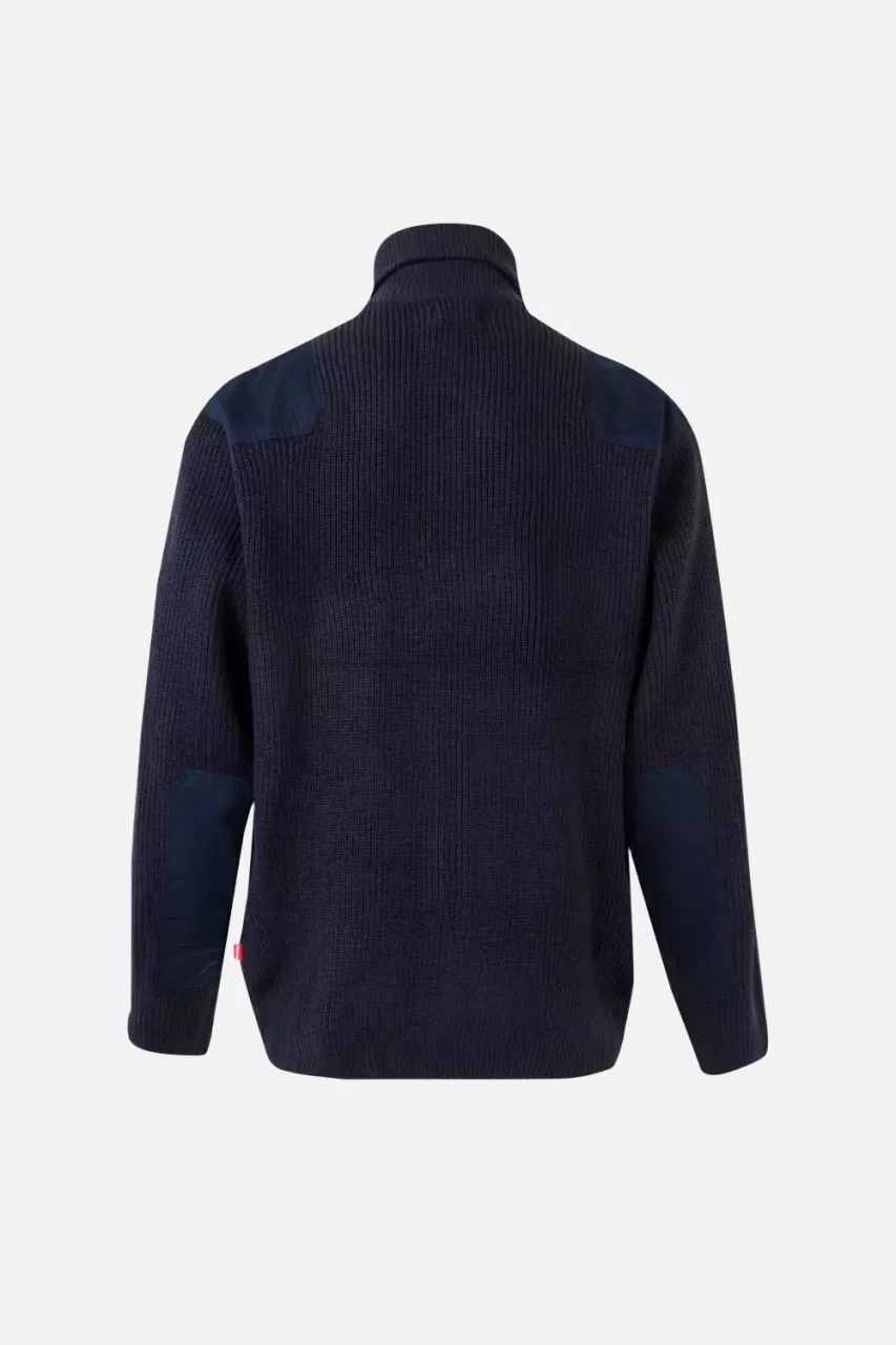 Velilla 102-01, Work Sweater, Marine Blue, image 1, gallery thumbnail