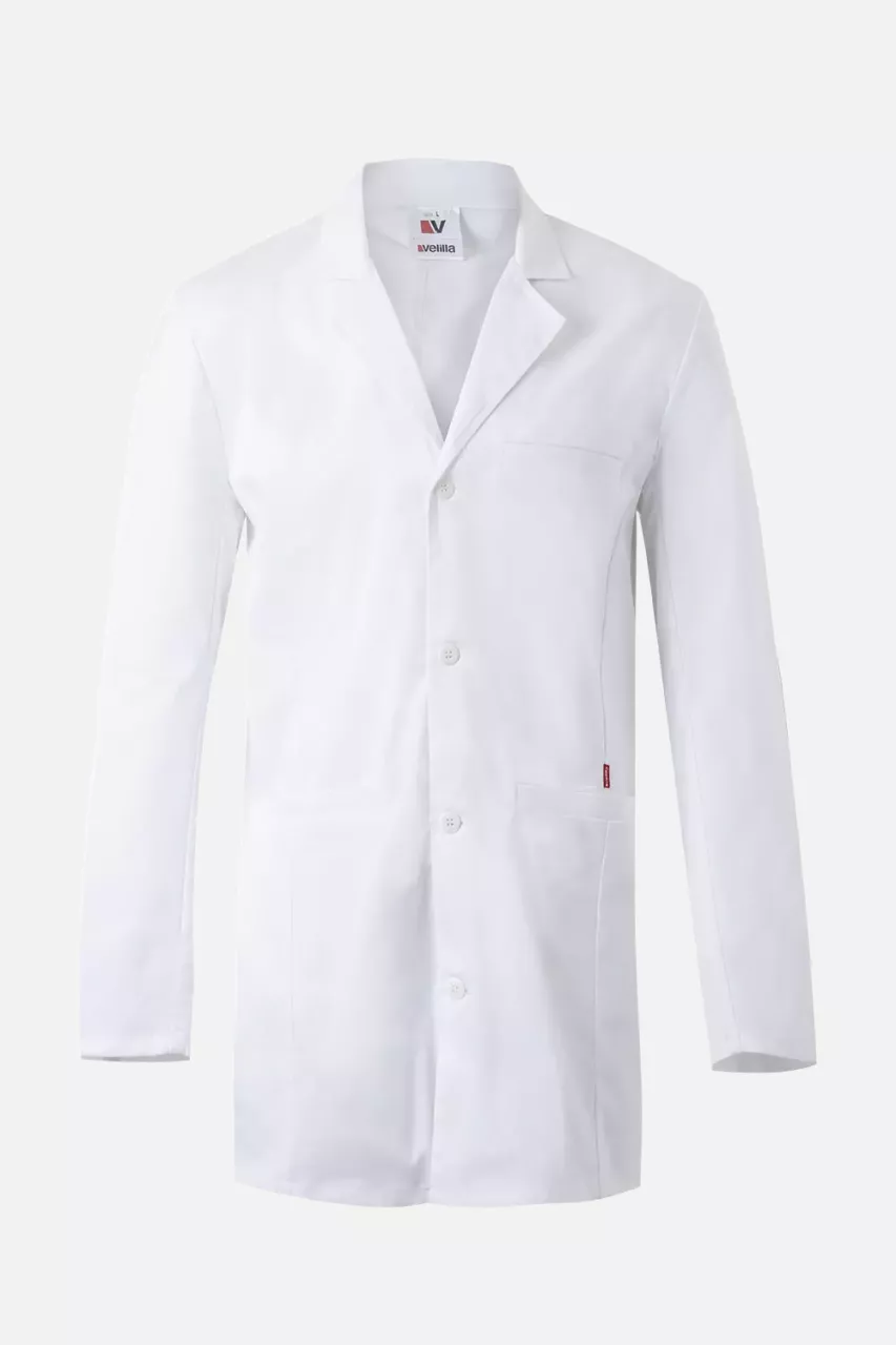 Velilla 539008S-07, Work Coat, White, image 1, gallery thumbnail