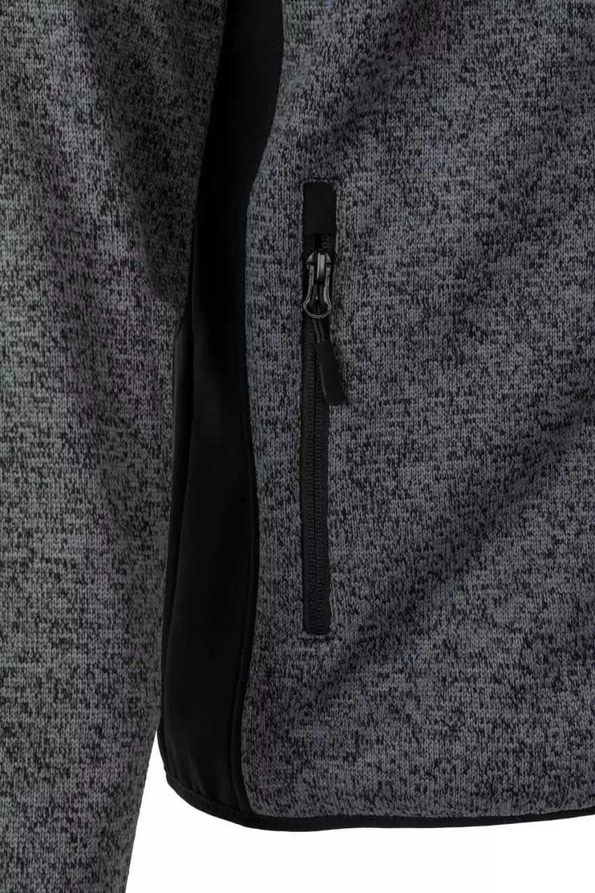 Velilla 206008-08-00, Work Jacket, Heather Grey/Black, image 3, gallery thumbnail