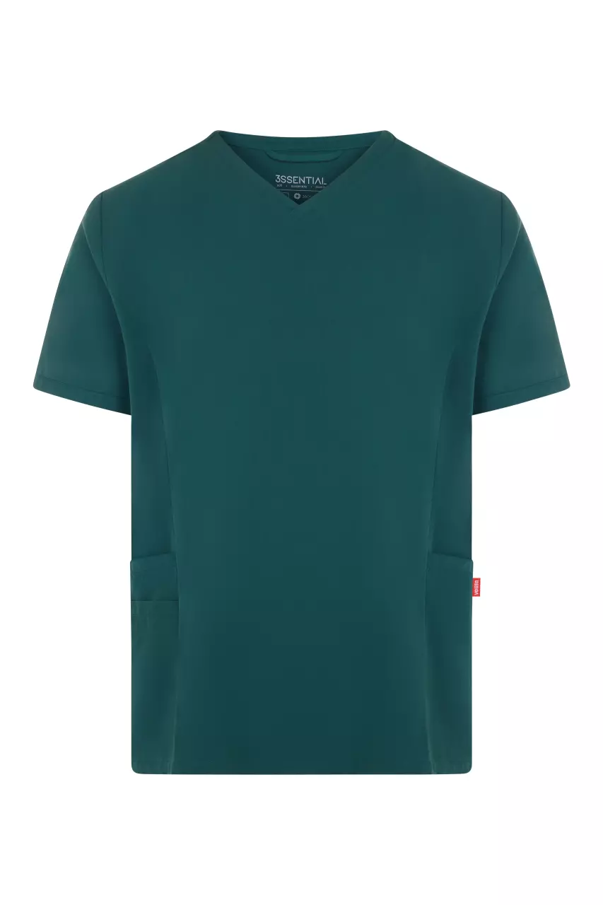 535220S-40, Velilla Work Tunic, Jungle Green