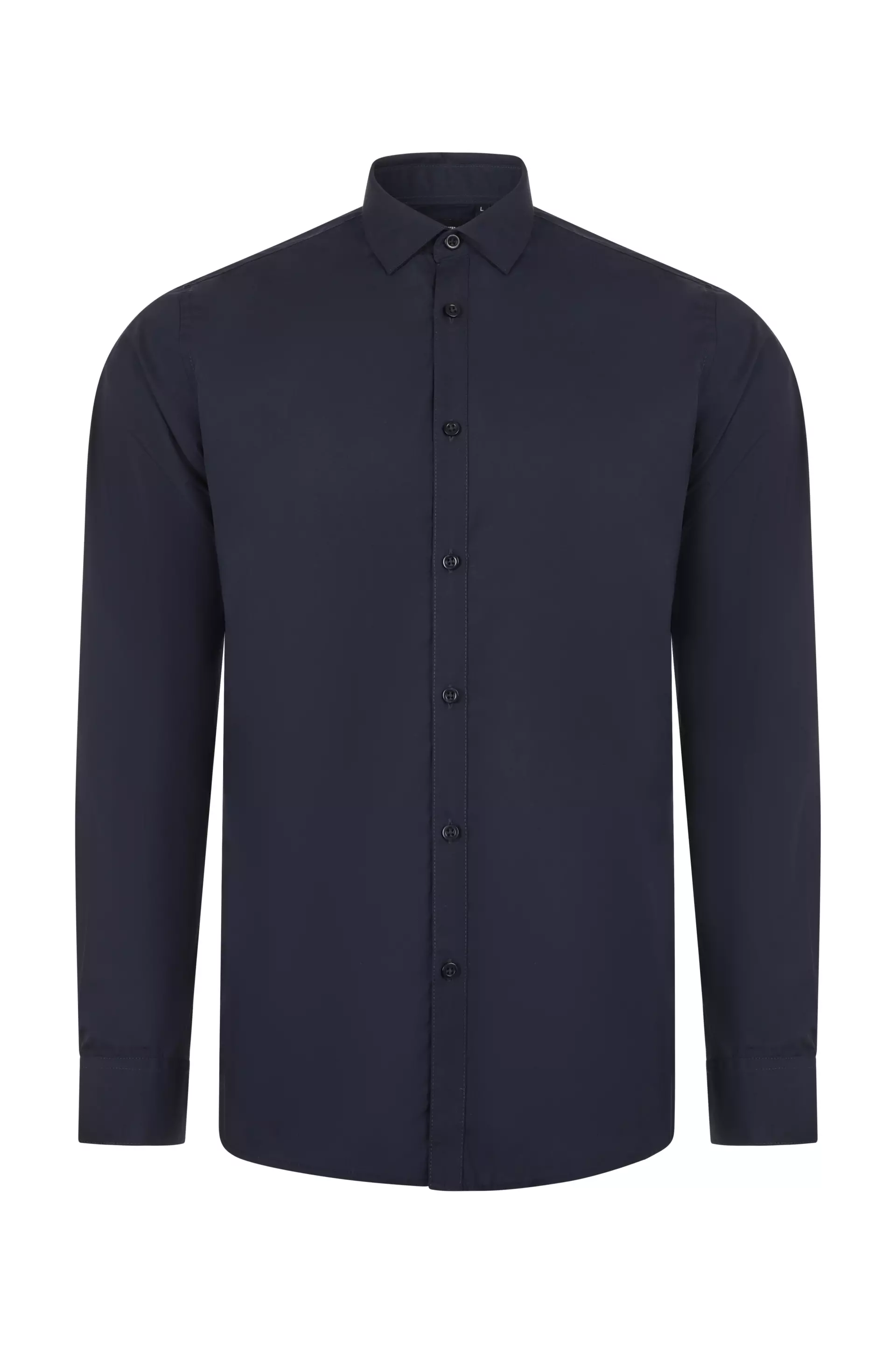Velilla 405009-61, Long Sleeved Work Shirt, Navy Blue