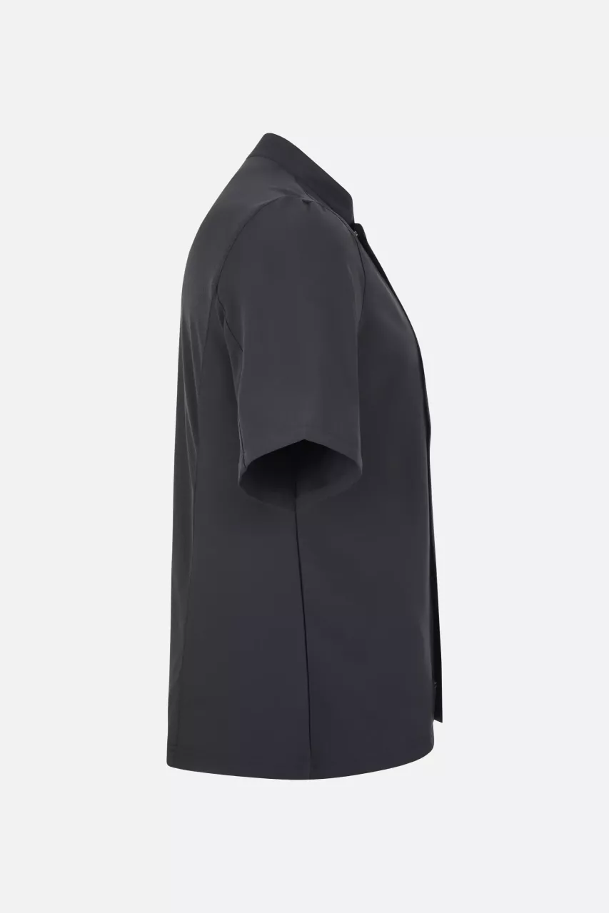 Velilla 405209-42, Short-Sleeved Chef Jacket, Dark Grey, image 6, gallery thumbnail