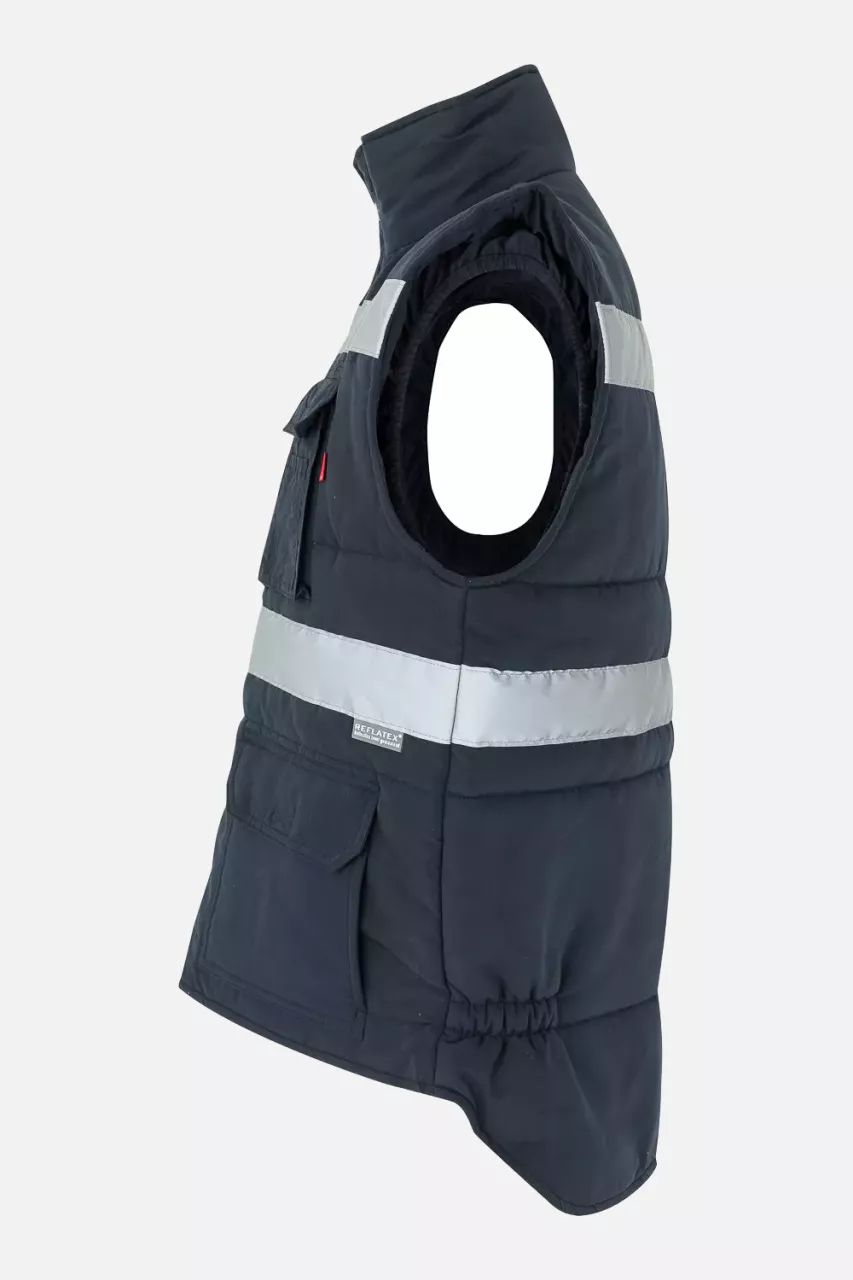 Velilla 205904-61, High-Vis Work Vest, Navy Blue, image 4, gallery thumbnail