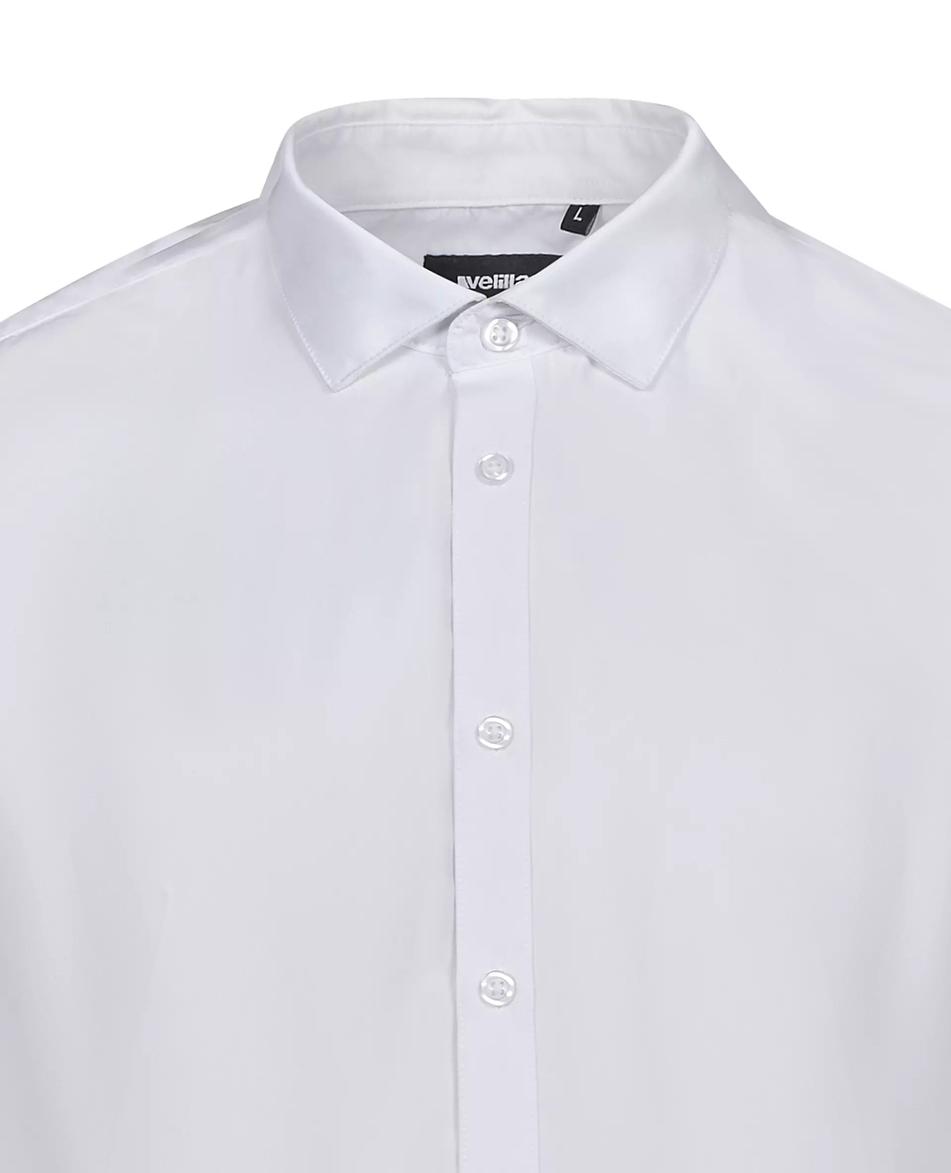 Velilla 405009-07, Long Sleeved Work Shirt, White, image 2