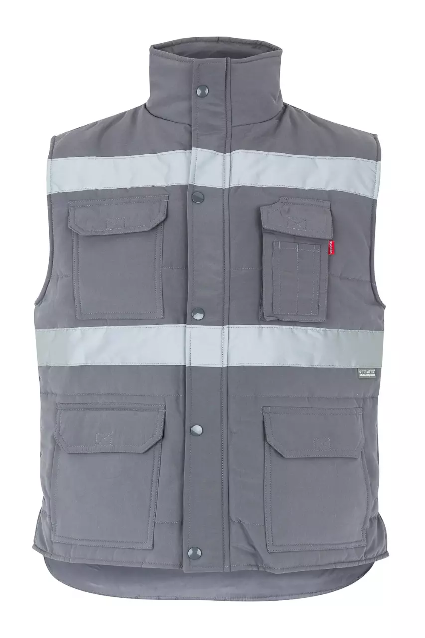 Velilla 205904-08, Padded Work Vest, Grey, image 1, gallery thumbnail