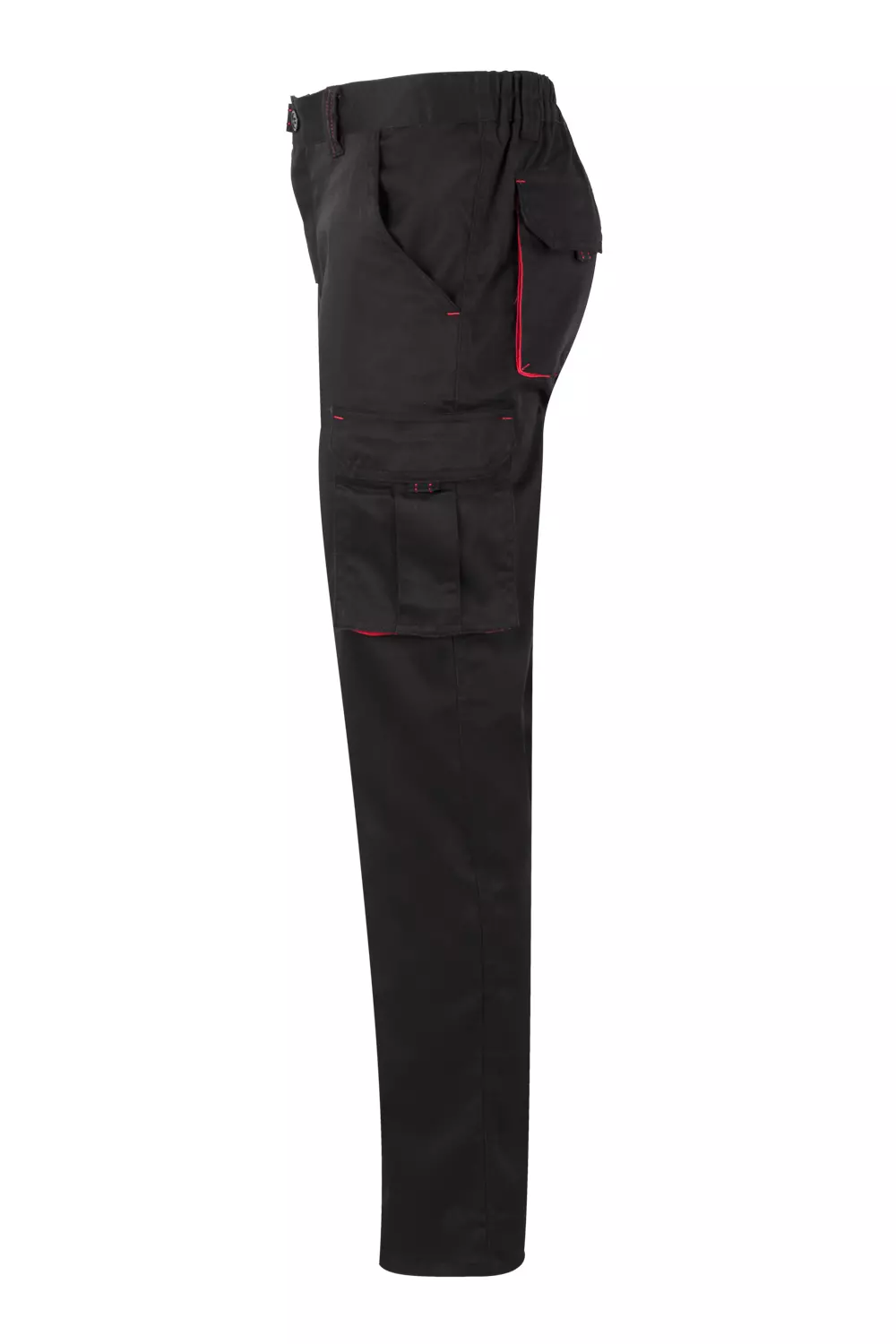 Velilla 103024S-00-12, Work Trousers, Black/Red, image 3