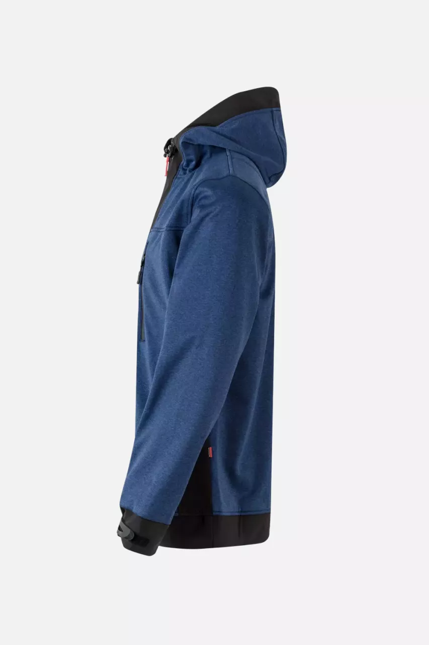 Velilla 206007-71-00, Work Jacket, Heather Blue/Black, image 5, gallery thumbnail