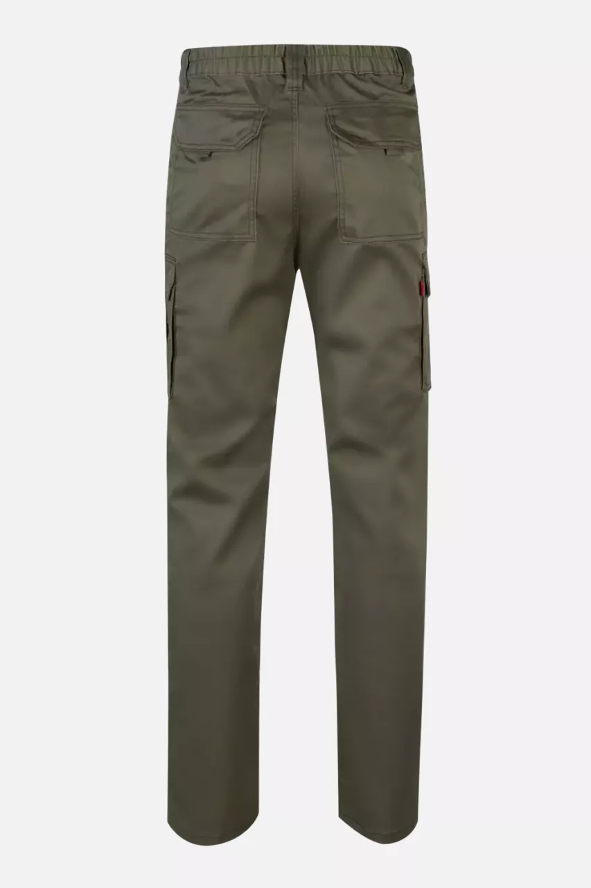Velilla 103002S-03, Work Trousers, Khaki Green, image 6, gallery thumbnail