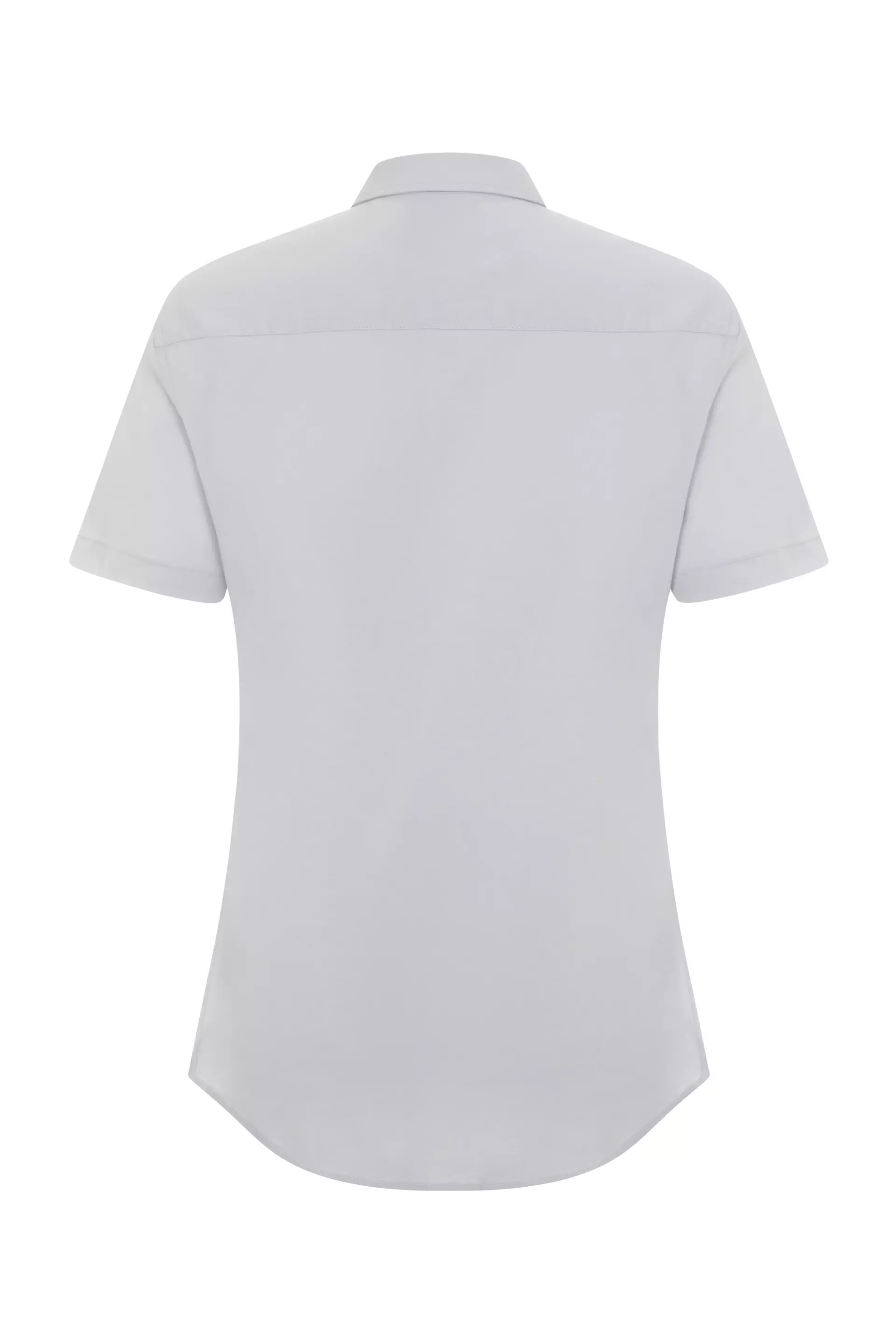 Velilla 405018S-58, Short-Sleeved Work Shirt, Ice Grey, image 3