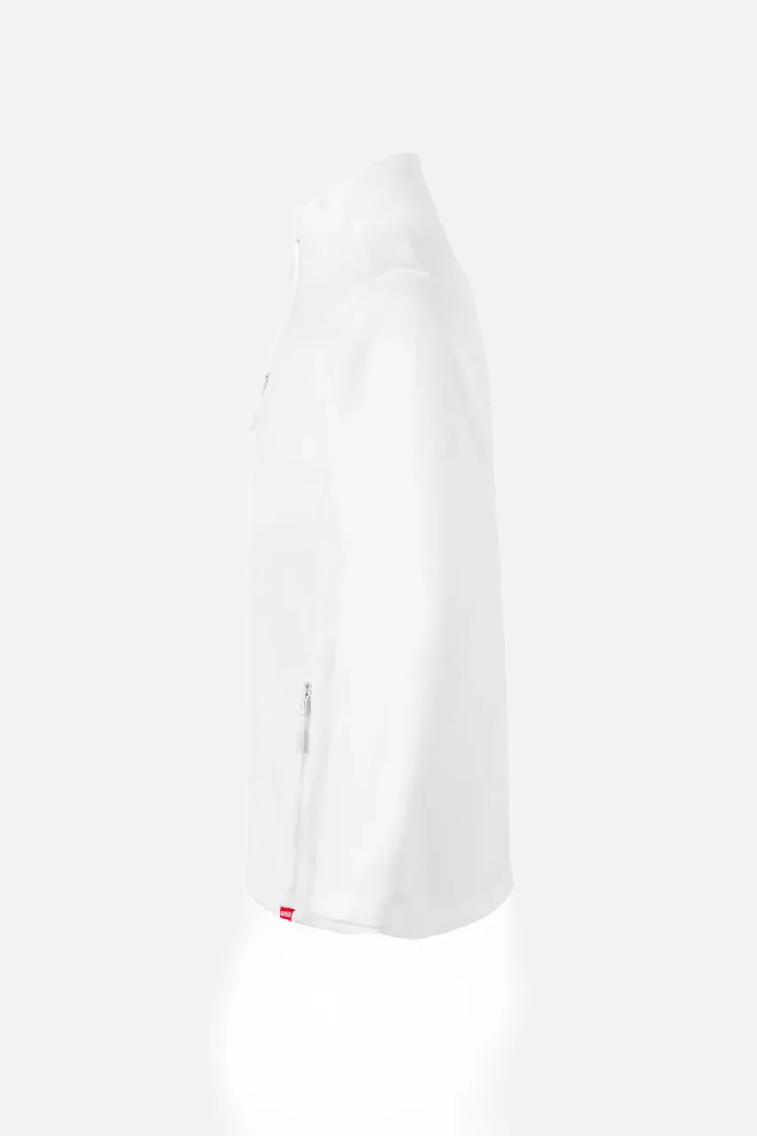 Velilla 201502-07, Fleece Jacket, White, image 3, gallery thumbnail