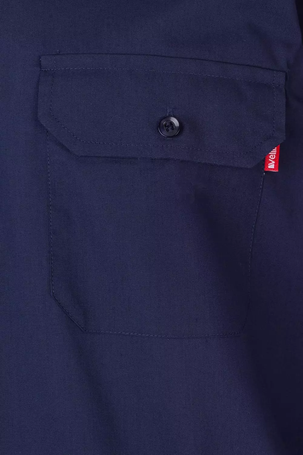 Velilla 530-01, Long Sleeved Work Shirt, Marine Blue, image 2