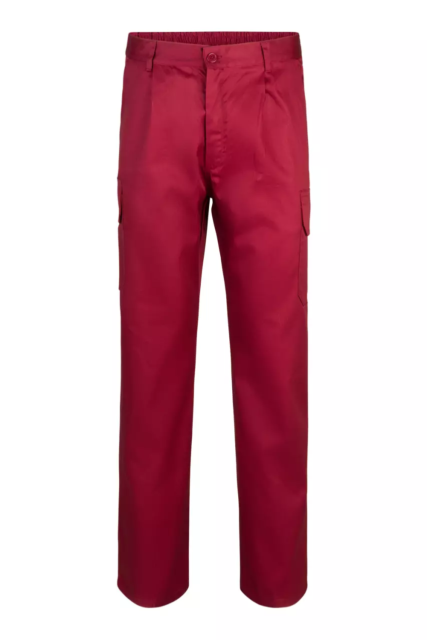 Velilla 345-18, Work Trousers, Maroon, image 1, gallery thumbnail