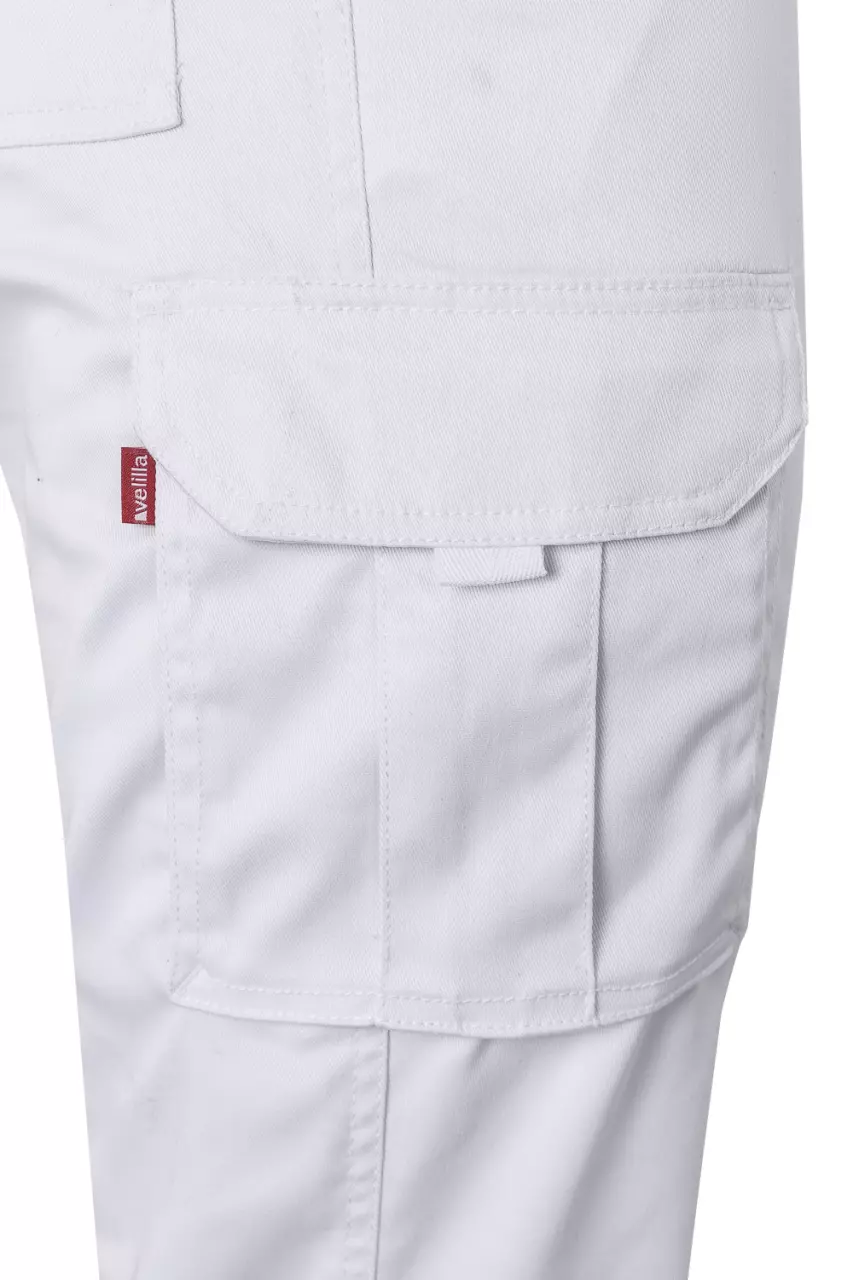 Velilla 103005S-07, Work Trousers, White, image 5, gallery thumbnail