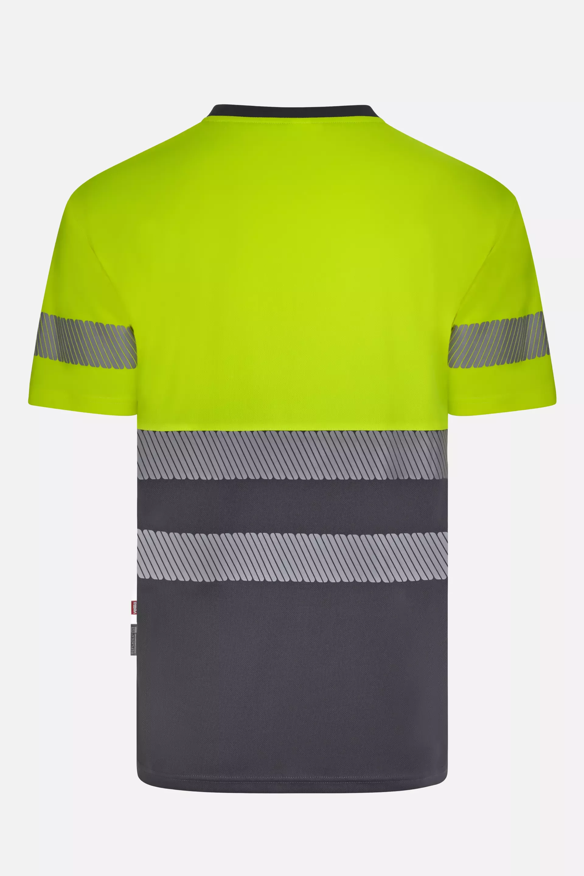 Velilla 305633-08-20, High-Vis T-Shirt, Grey/Hi-Vis Yellow, image 2