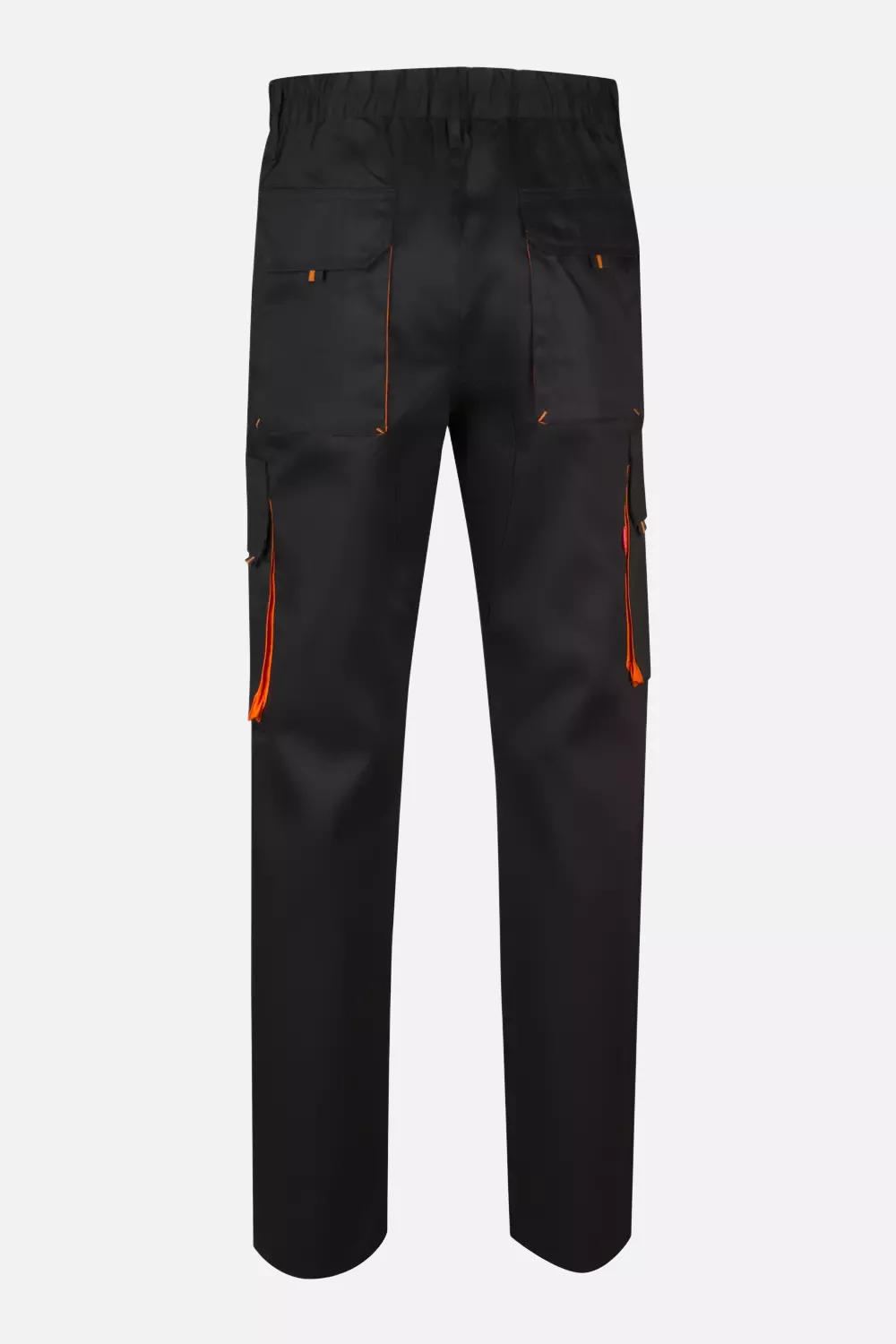 Velilla 103004-00-16, Work Trousers, Black/Orange, image 3