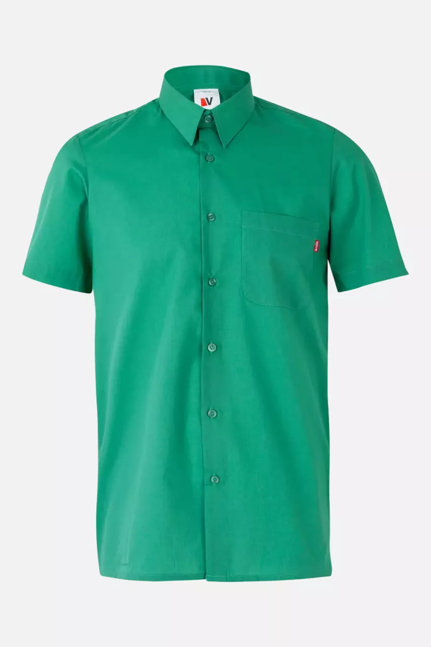 Velilla 531-02, Short-Sleeved Work Shirt, Green, image 1, gallery thumbnail