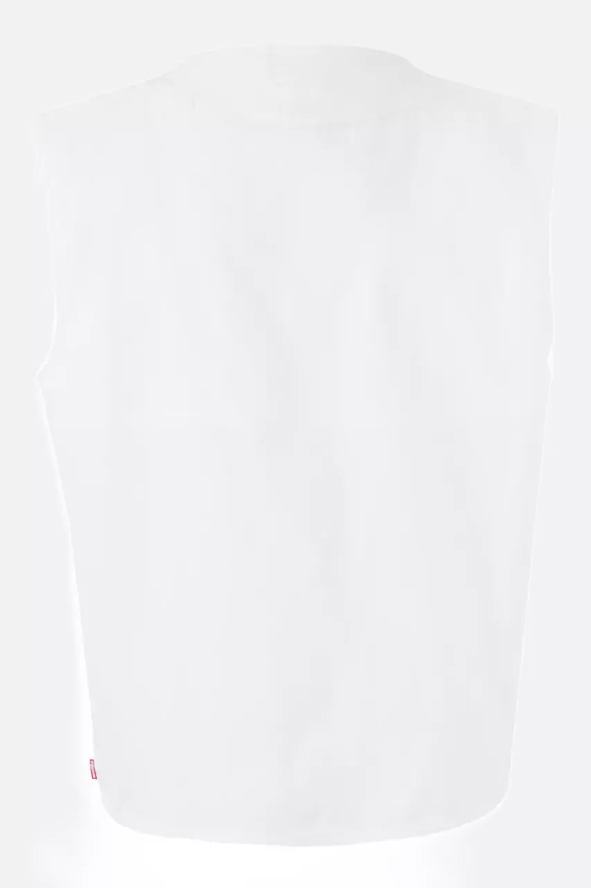 Velilla 105901-07, Work Vest, White, image 4, gallery thumbnail