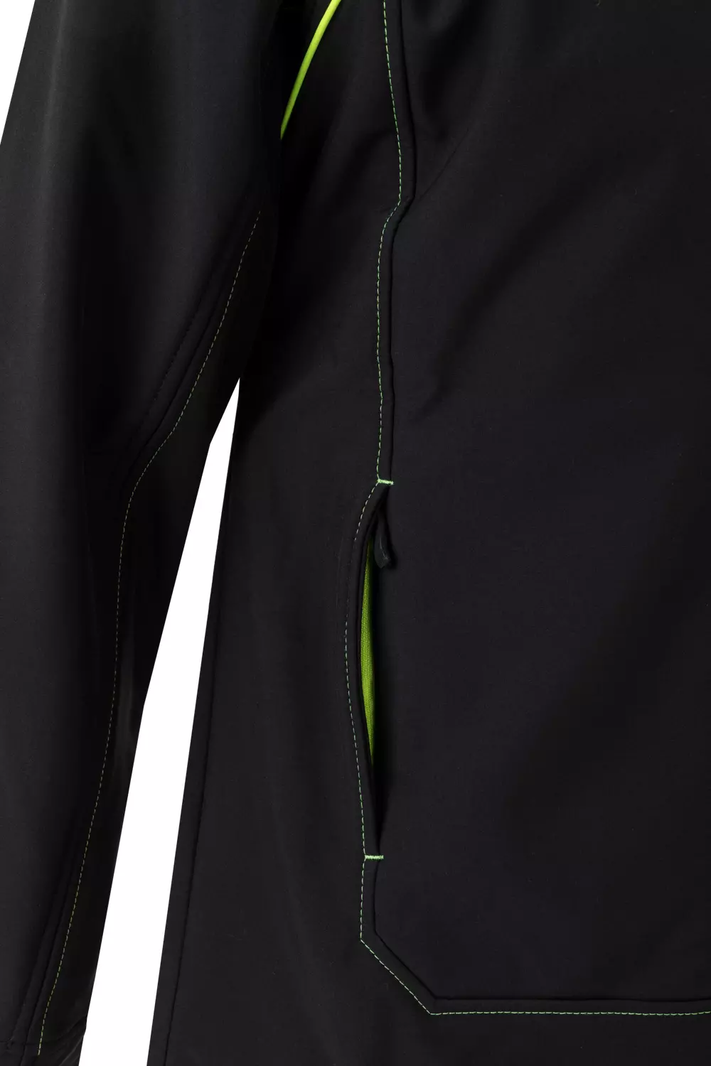 Velilla 206001-00-20, Work Jacket, Black/High-Vis Yellow, image 3