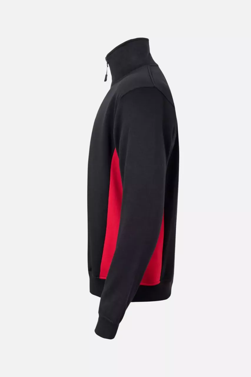 Velilla 105704-00-12, Arbeitssweatshirt, Schwarz/Rot, image 4, gallery thumbnail