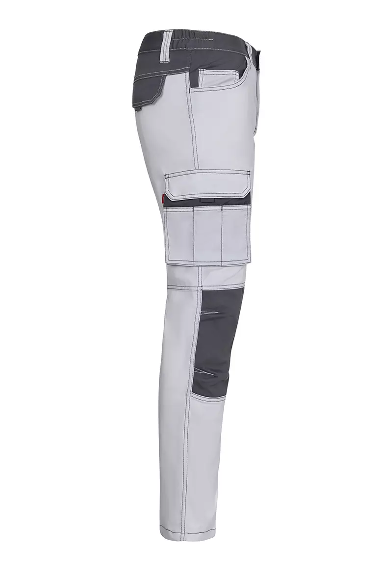 Velilla 103031S-07-08, Work Trousers, White/Grey, image 3