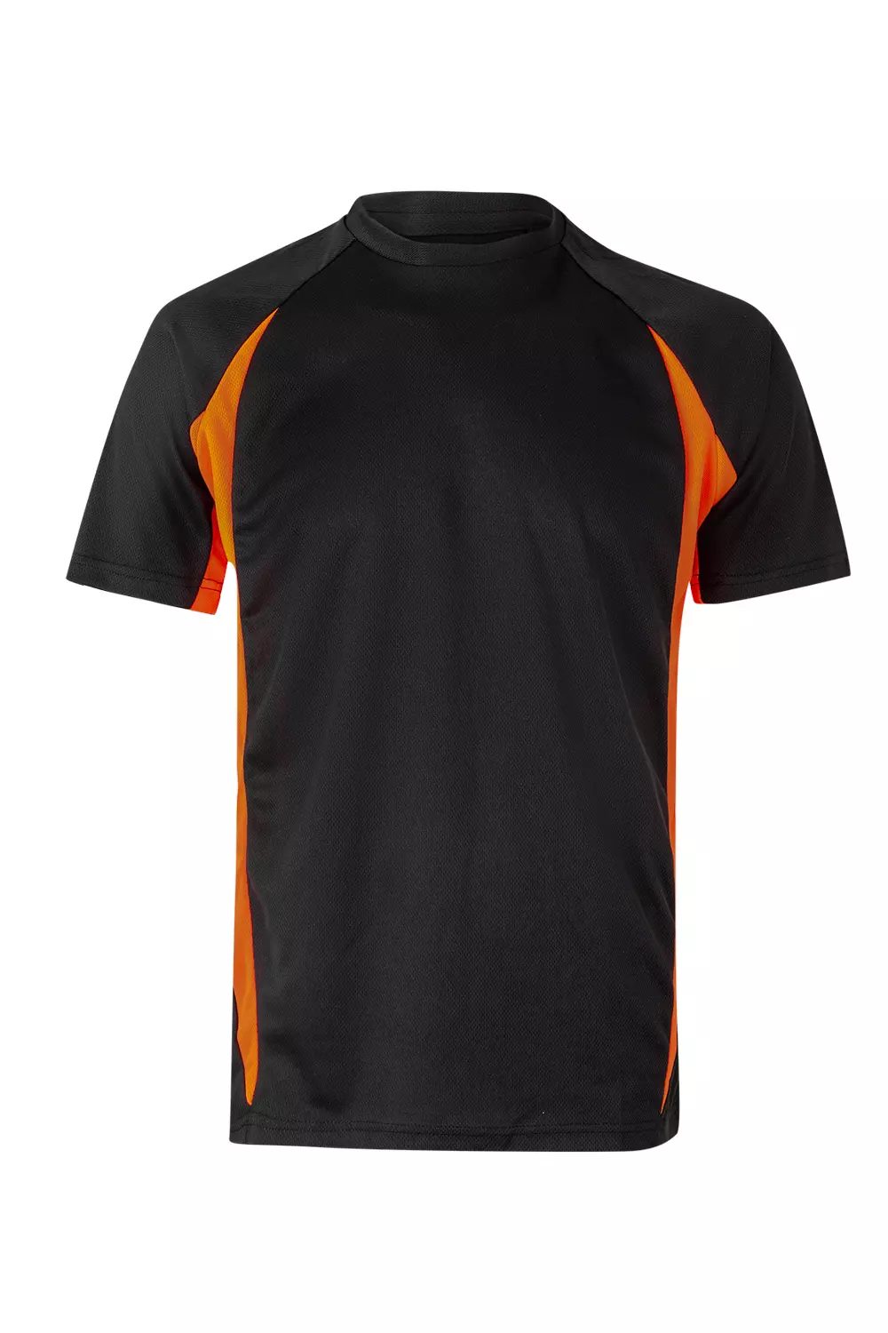 Velilla 105501-00-19, Arbeits-T-Shirt, Schwarz/Warnorange