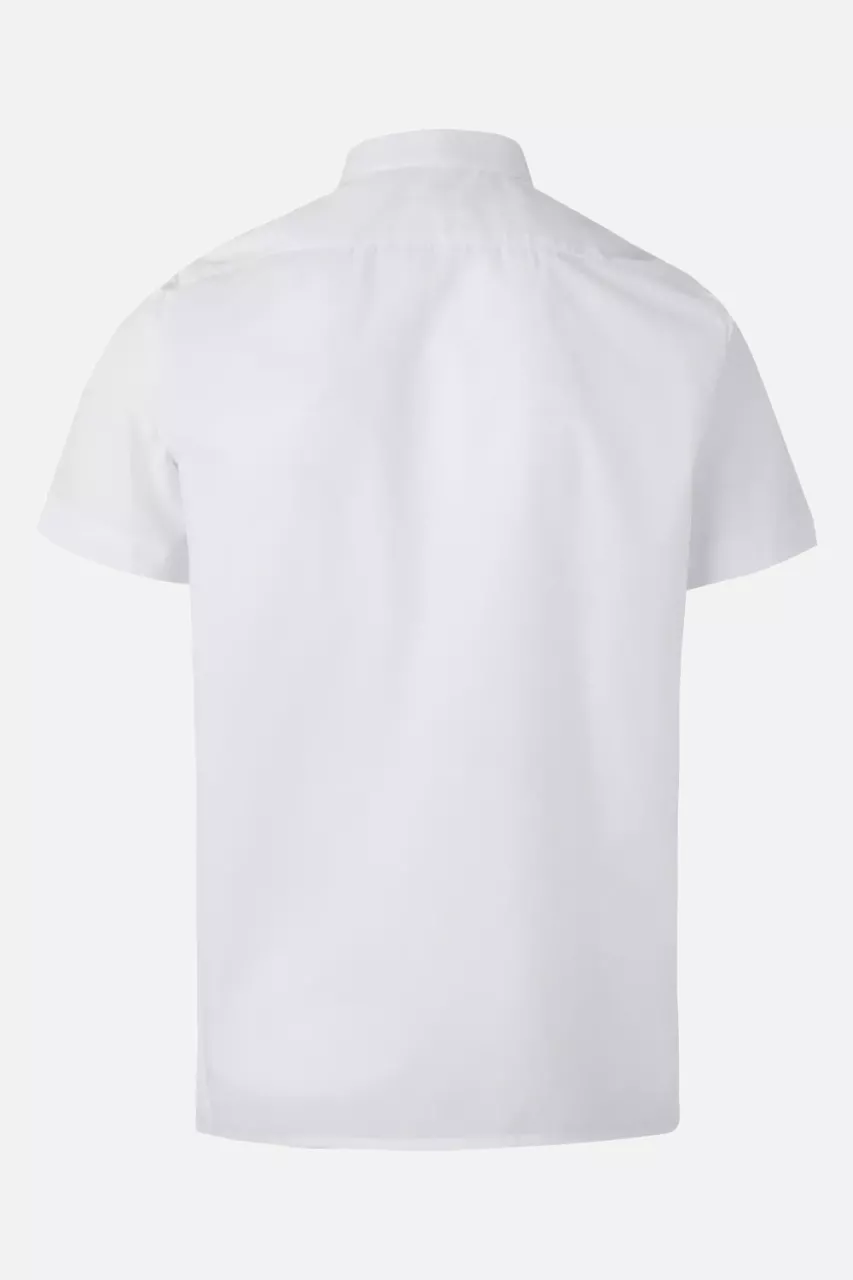 Velilla 531-07, Short-Sleeved Work Shirt, White, image 4, gallery thumbnail