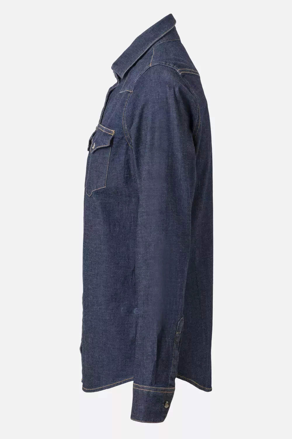 Velilla 405007S-63, Denim Work Shirt, Blue Denim, image 5