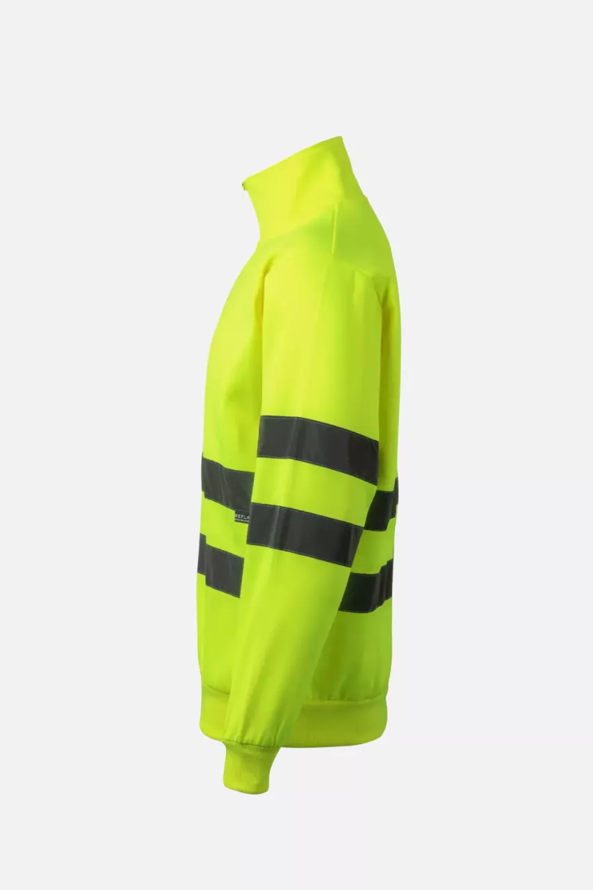 Velilla 305702-20-2, High-Vis Sweatshirt, Size 4XL/5XL, Hi-Vis Yellow, image 5, gallery thumbnail