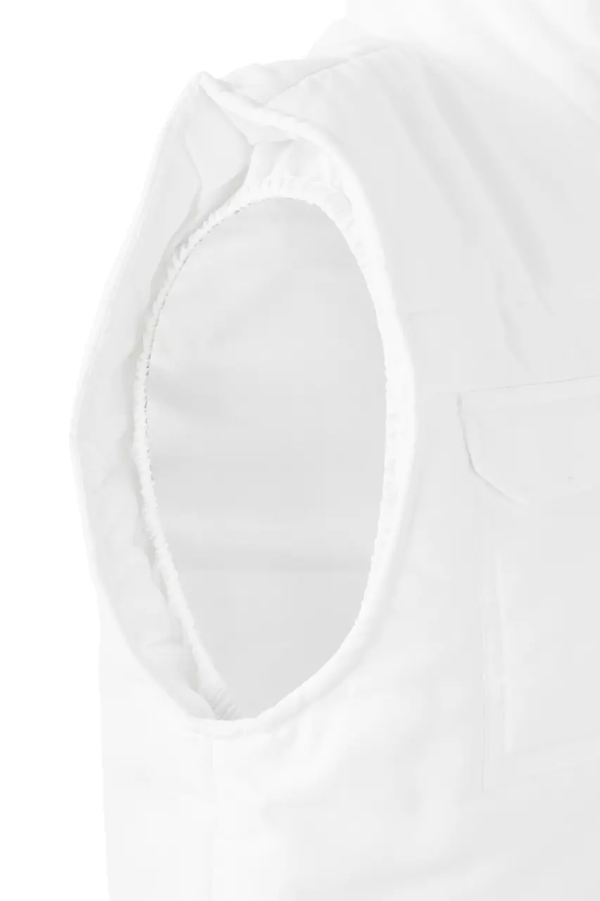 Velilla 205901-07, Padded Work Vest, White, image 3, gallery thumbnail