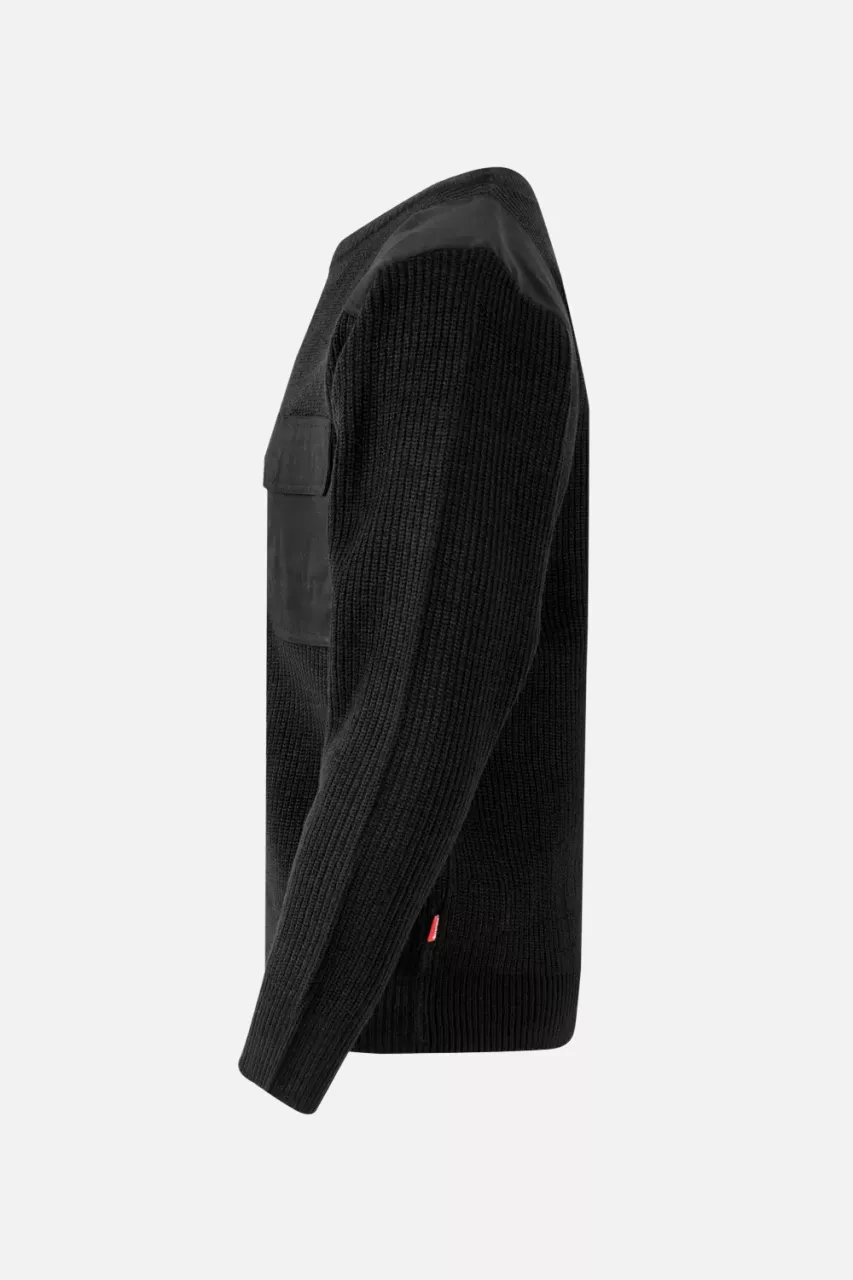 Velilla 100-00, Arbeitspullover, Schwarz, image 2, gallery thumbnail