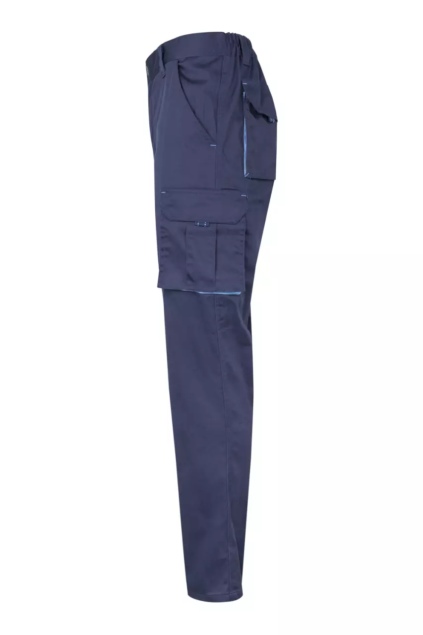 Velilla 103004-61-05, Arbeitshose, Marineblau/Himmelblau, image 2, gallery thumbnail