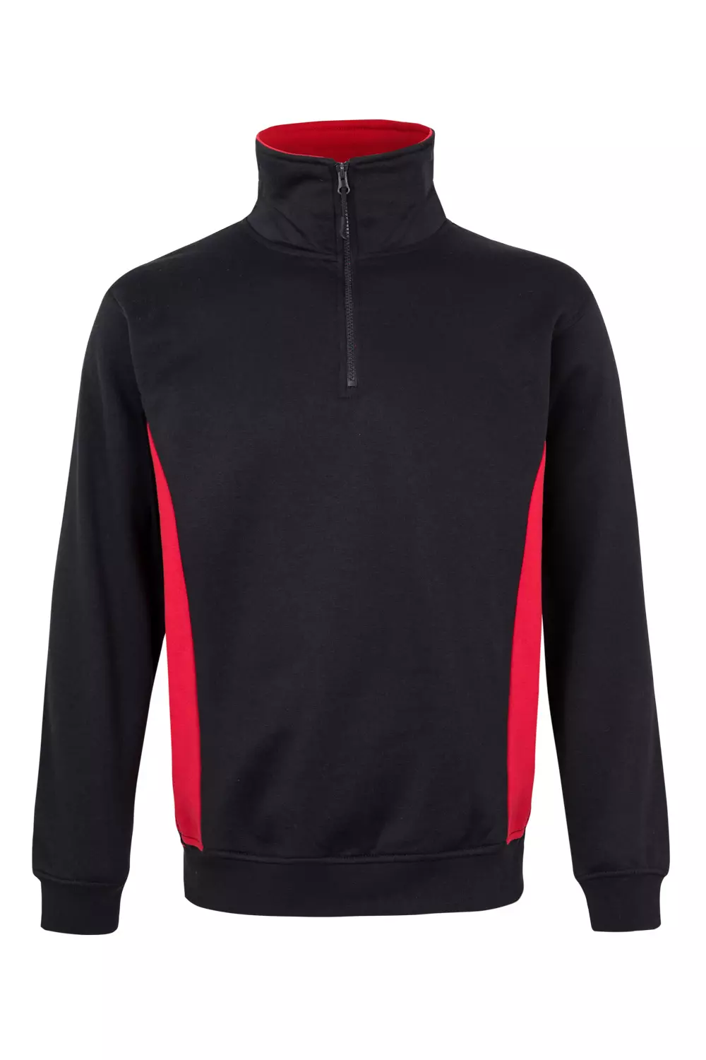 Velilla 105704-00-12, Arbeitssweatshirt, Schwarz/Rot