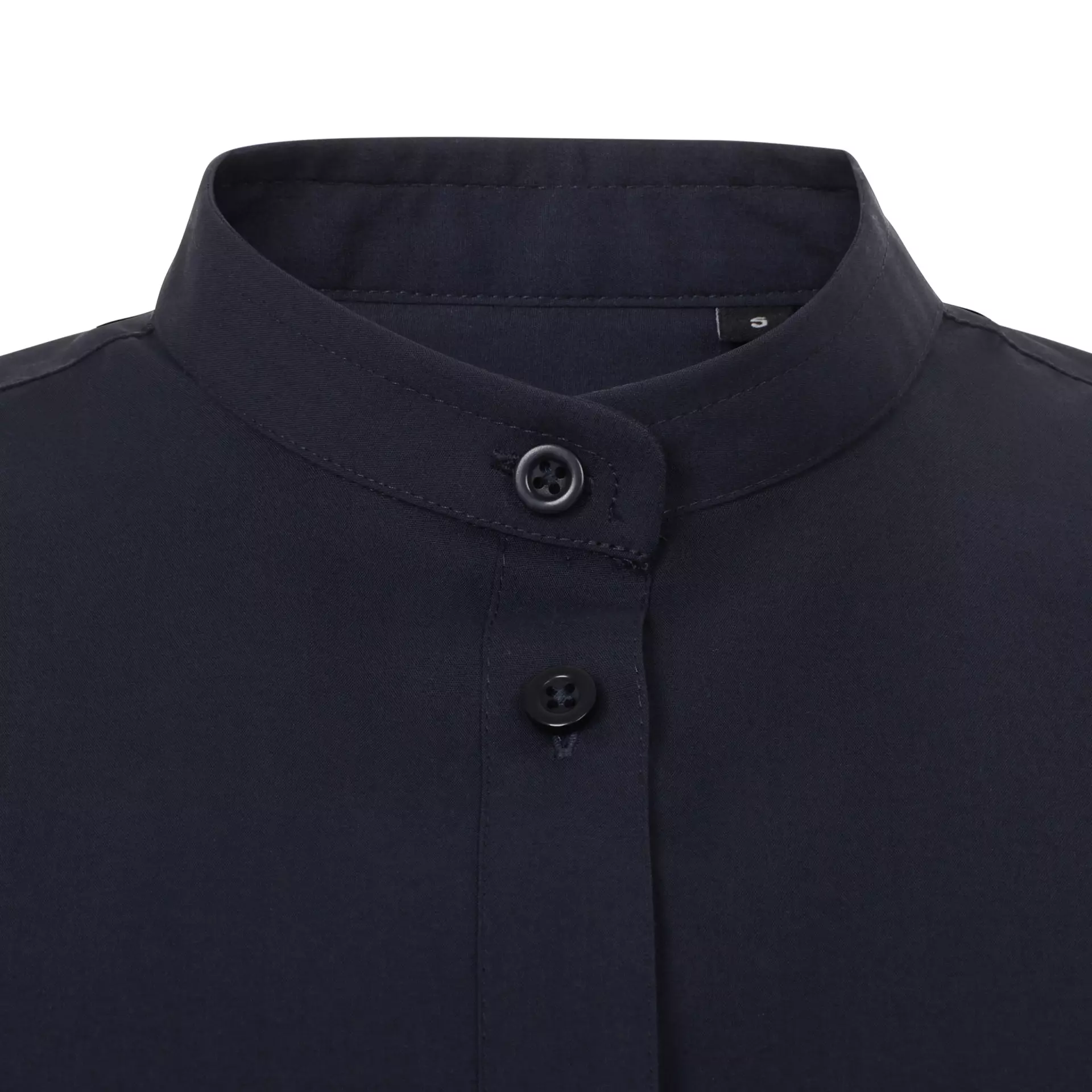 Velilla 405014S-61, Kurzarm-Arbeitshemd mit Stehkragen, Marineblau, image 2