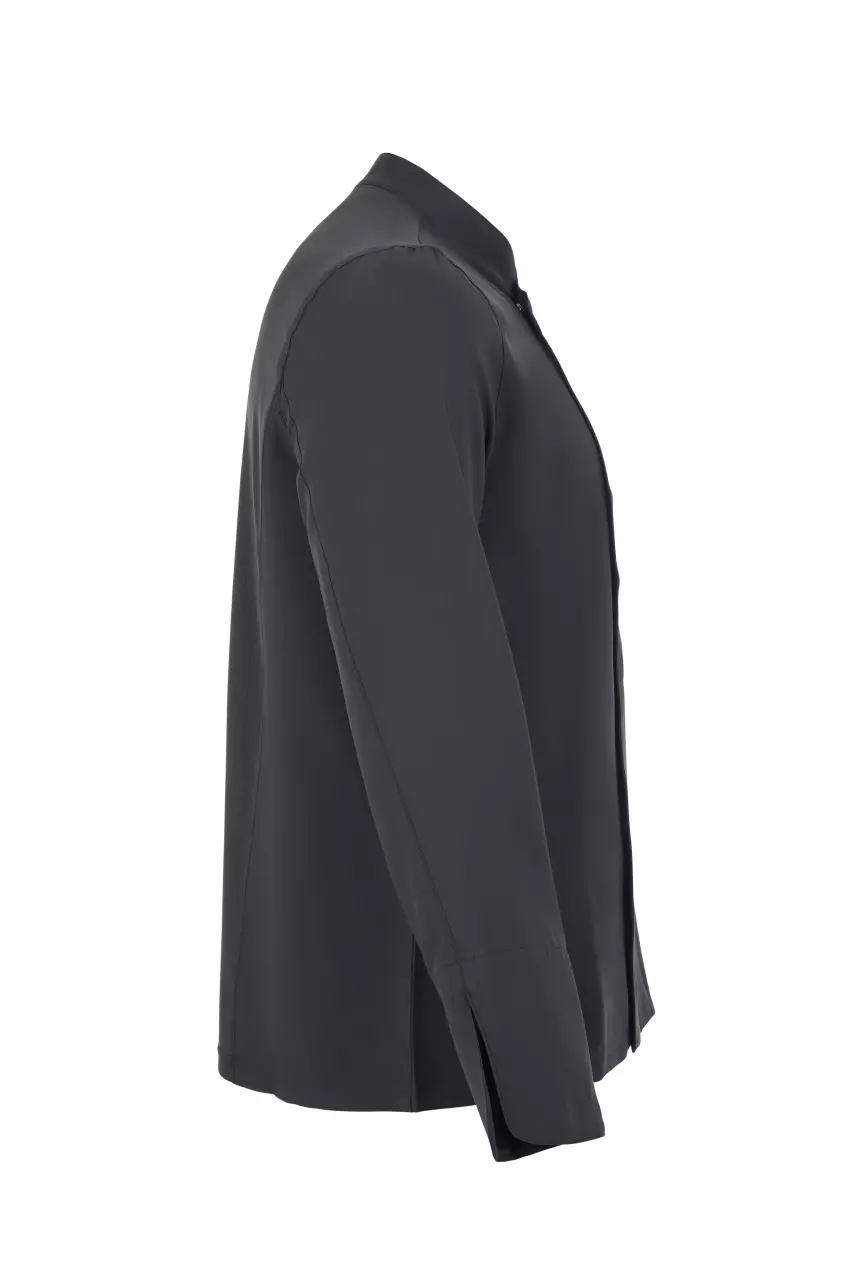 Velilla 405210-42, Long Sleeved Chef Jacket, Dark Grey, image 2, gallery thumbnail