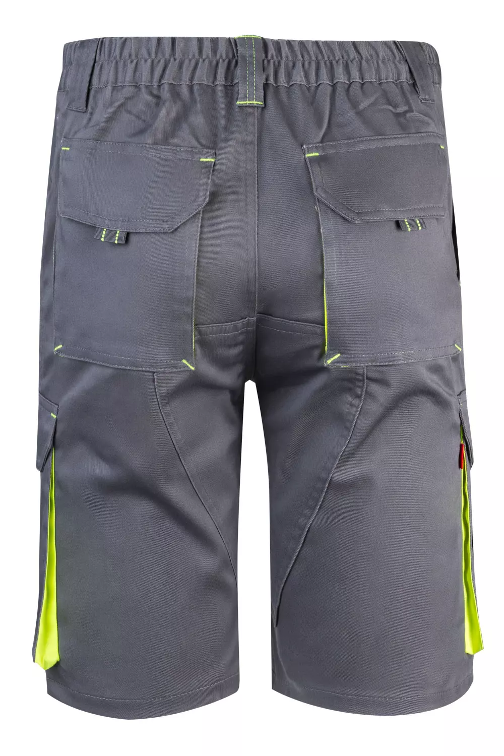 Velilla 103010S-08-20, Work Shorts, Grey/Hi-Vis Yellow, image 6